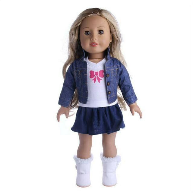 Outfit Dress Clothes for 18'' American Girl Our Generation My Life Doll Hirigin