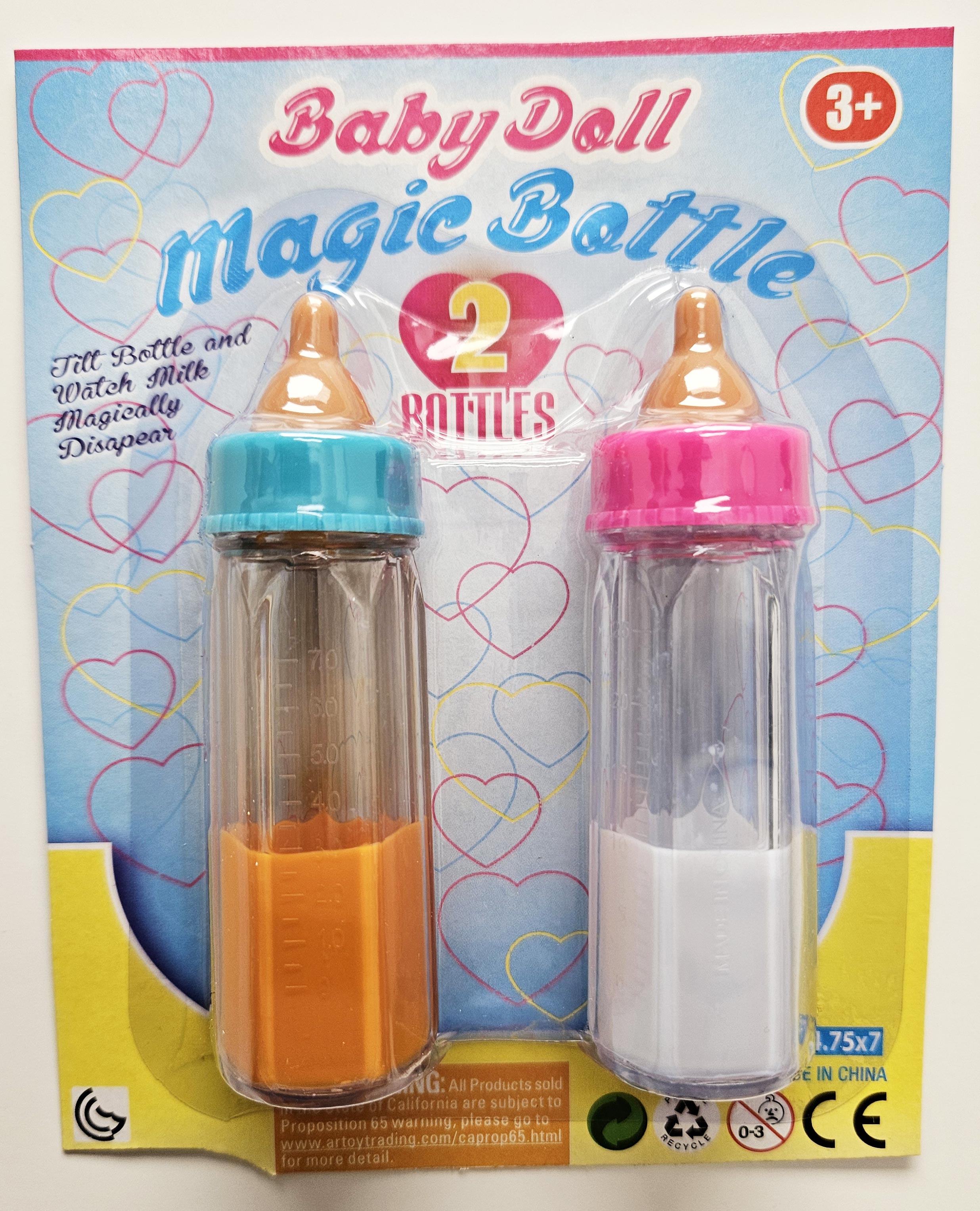 8 Pc Baby Dolls Feeding Bottle Magic Set Disappearing Milk Pretend Play Toy AllTopBargains