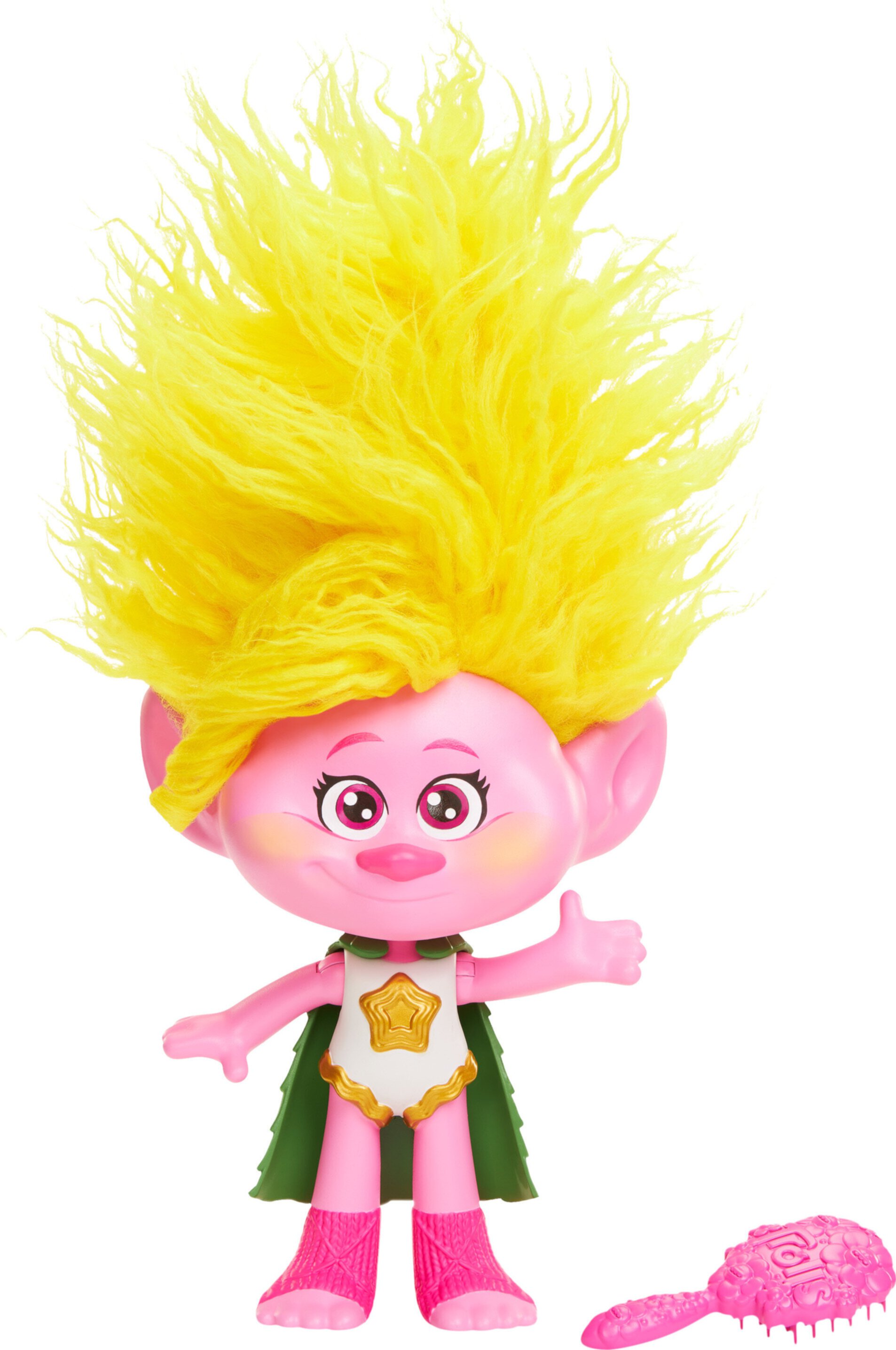 DreamWorks Trolls Band Together Rainbow HairTunes Viva Doll with Light & Sound, Toys Inspired by the Movie Trolls