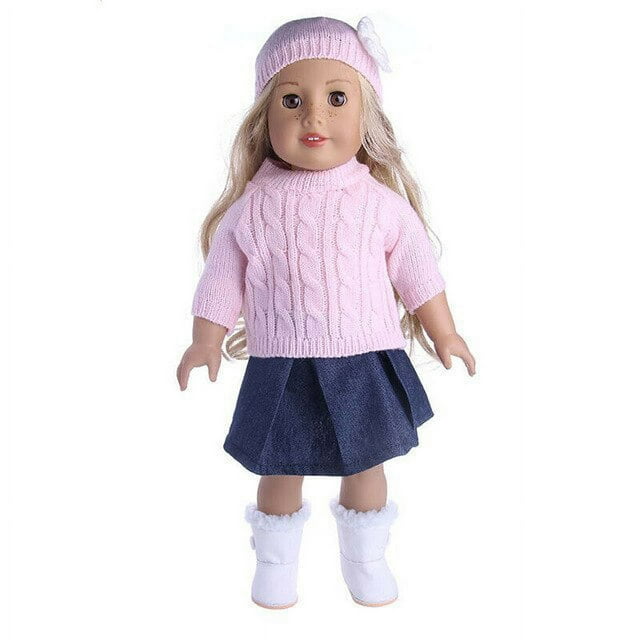 Outfit Dress Clothes for 18'' American Girl Our Generation My Life Doll Hirigin