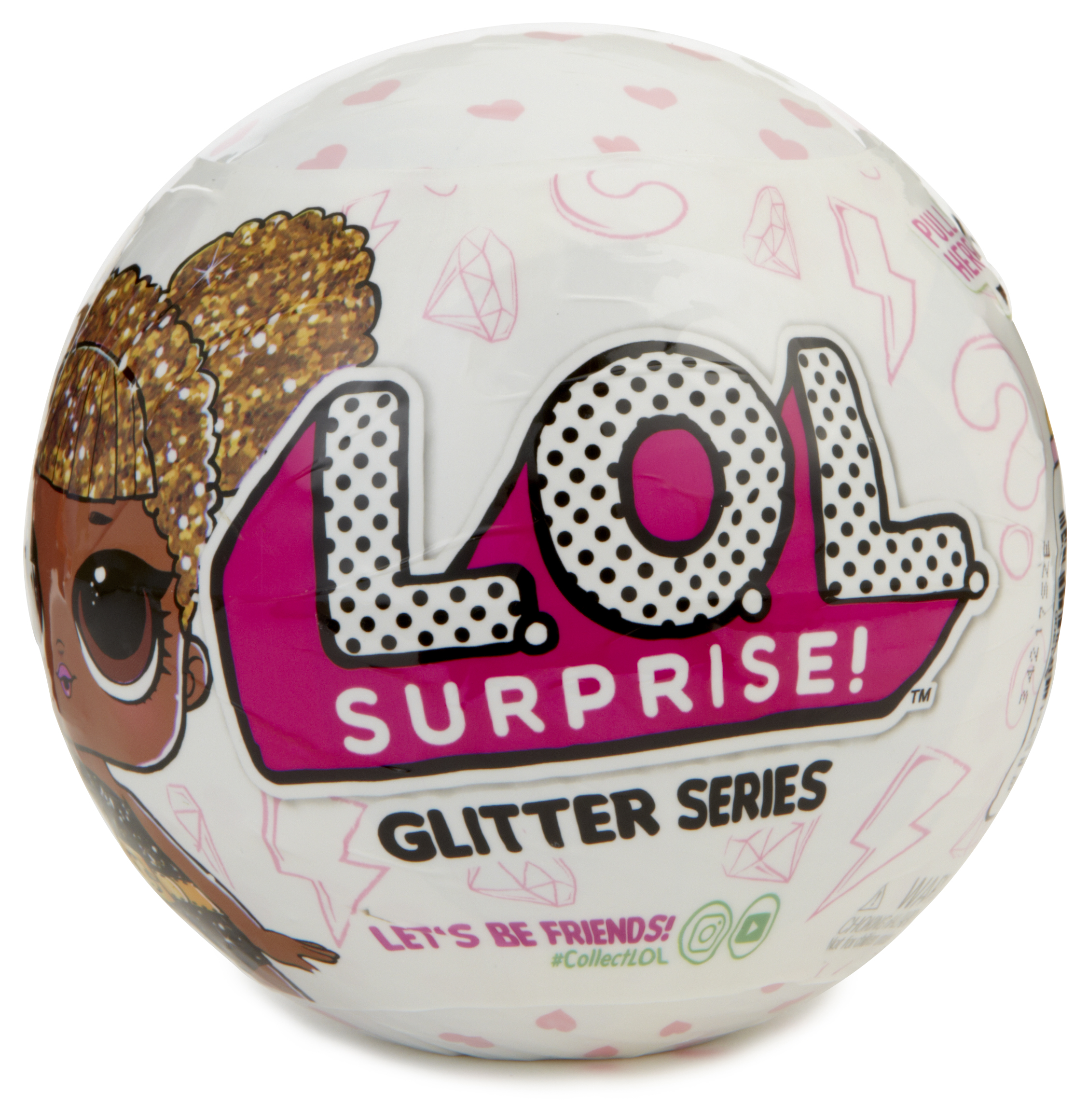 LOL Surprise Tots Ball- Glitter, Great Gift for Kids Ages 4 5 6+ L.O.L. Surprise!