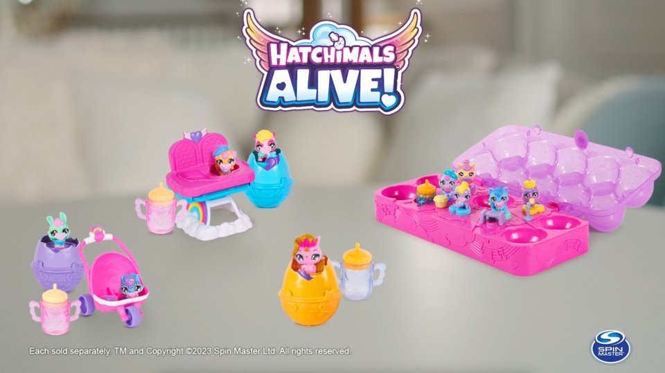 Hatchimals Alive Hatch N' Stroll Playset with Stroller Hatchimals