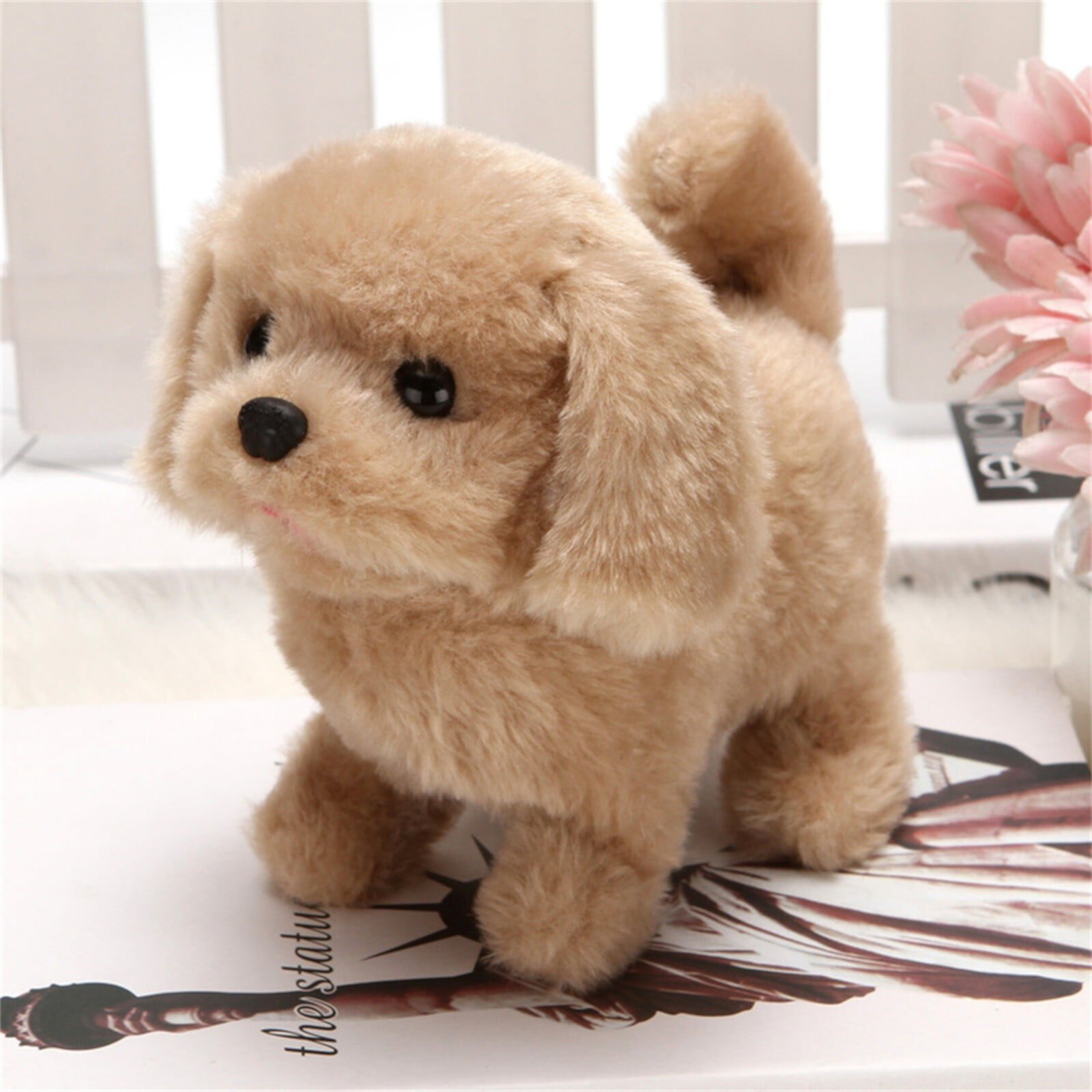 Kayannuo Clearance Simulation Plush Electric Puppy Pet Toy Dog Can Walk And Call Toy Dog Children’s Gift Christmas Gifts Kayannuo