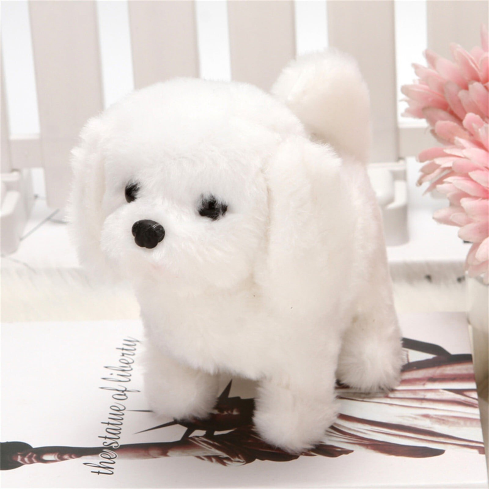 Kayannuo Clearance Simulation Plush Electric Puppy Pet Toy Dog Can Walk And Call Toy Dog Children’s Gift Christmas Gifts Kayannuo