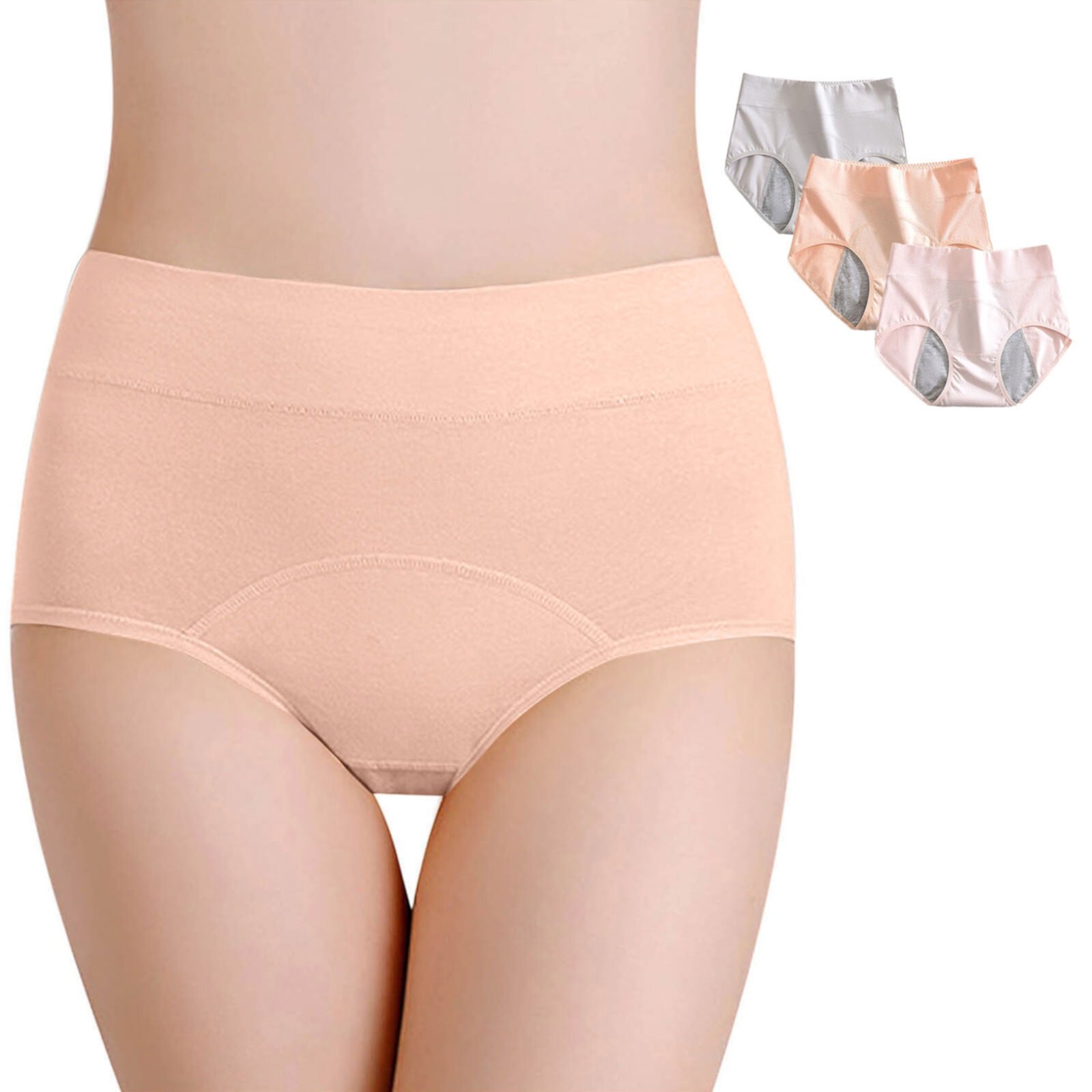 Женское Менструальное нижнее белье Huxbyea Womens Underwear Cotton String Bikini Panties Huxbyea