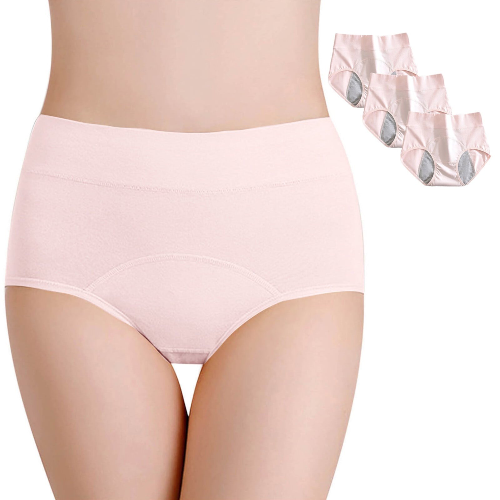 Женское Менструальное нижнее белье Huxbyea Cotton High Waisted Huxbyea