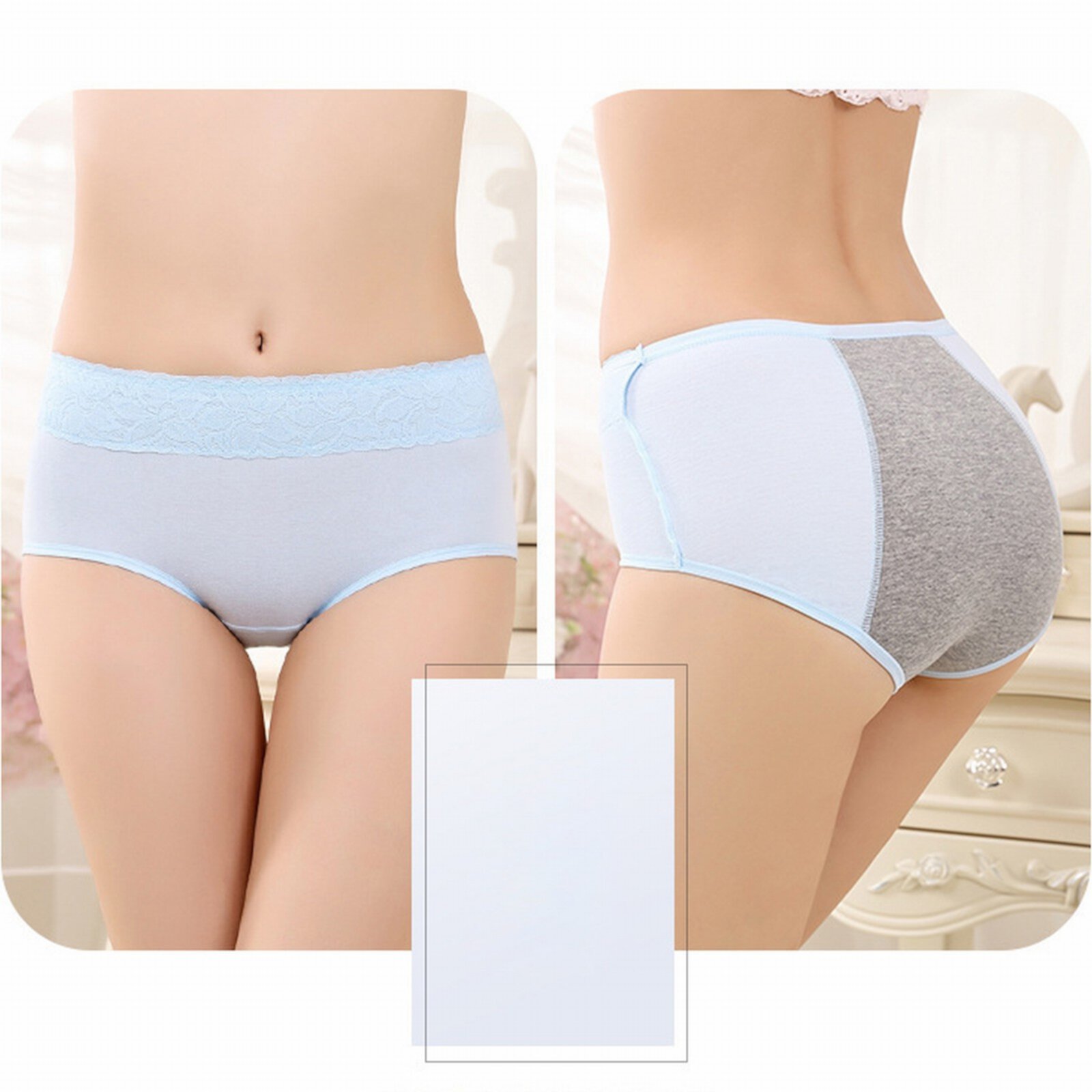 Incontinence Underwear for Women, Leak Proof Underwear for Women, Washable Reusable Incontinence Underwear for Women Jiyugala