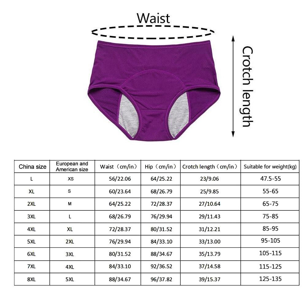 QAOlDH 3 Pack Set Everdries Leakproof Ladies Underwear - Everdries Leakproof Panties for Over 60#s Incontinence Female Breathable Pants QAOlDH