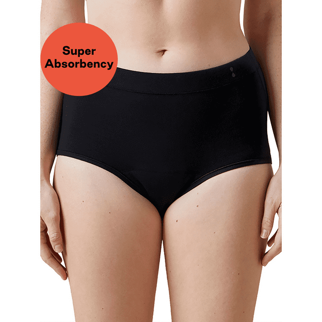 Женское Менструальное Нижнее Белье Thinx for All Hi-Waist, Супер Впитываемость, Черный Thinx for All