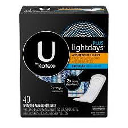 U by Kotex Curves Panty Liners Regular Kotex