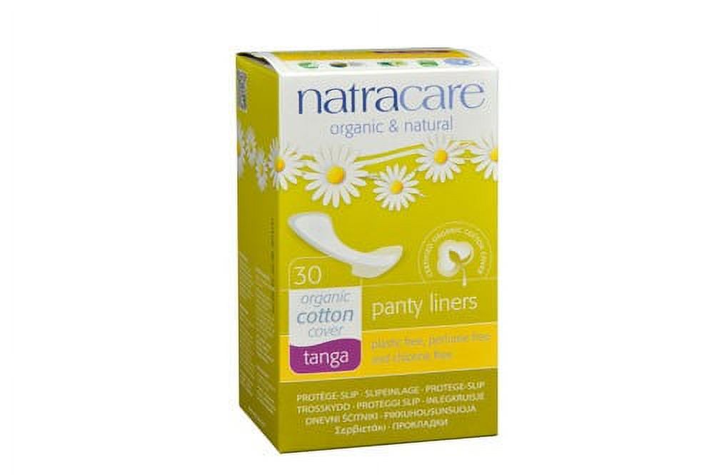 Natracare Natural Organic Thong Panty Liners, 30 Ct Natracare