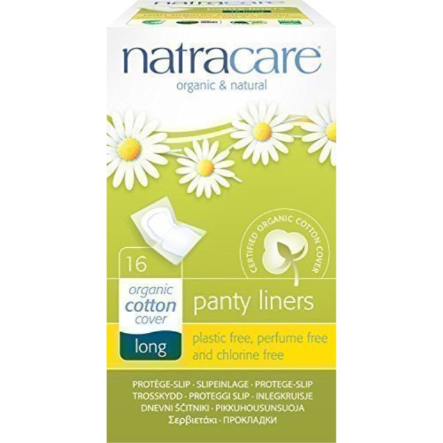 NATRACARE Panty Liners Long Wrapped 16s (Pack of 3) by Natracare Natracare