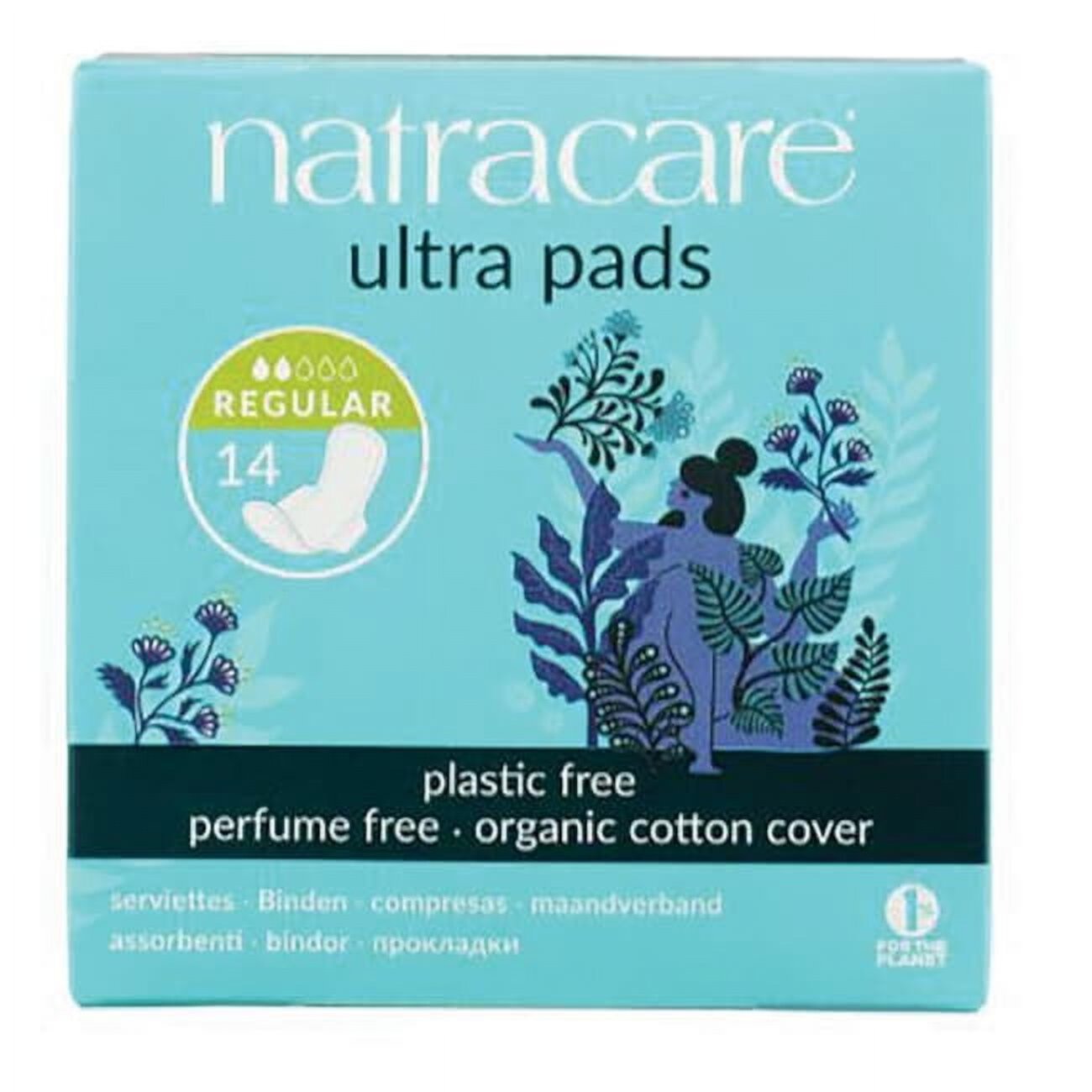 Natracare Natural Ultra Pads with Wings, Regular 14 ea Natracare