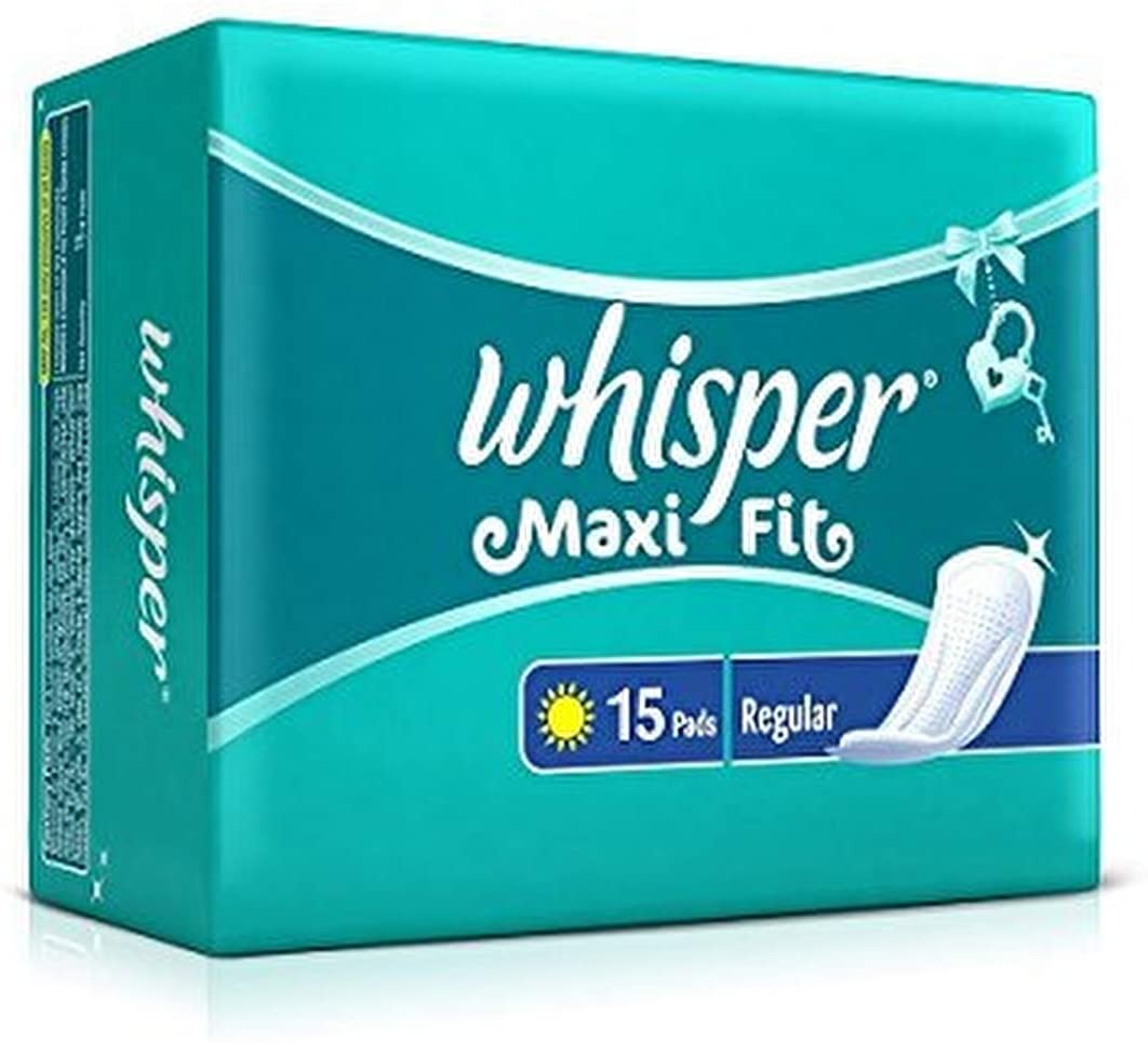 Whisper Maxi Fit - Regular (15 Pads) Whisper