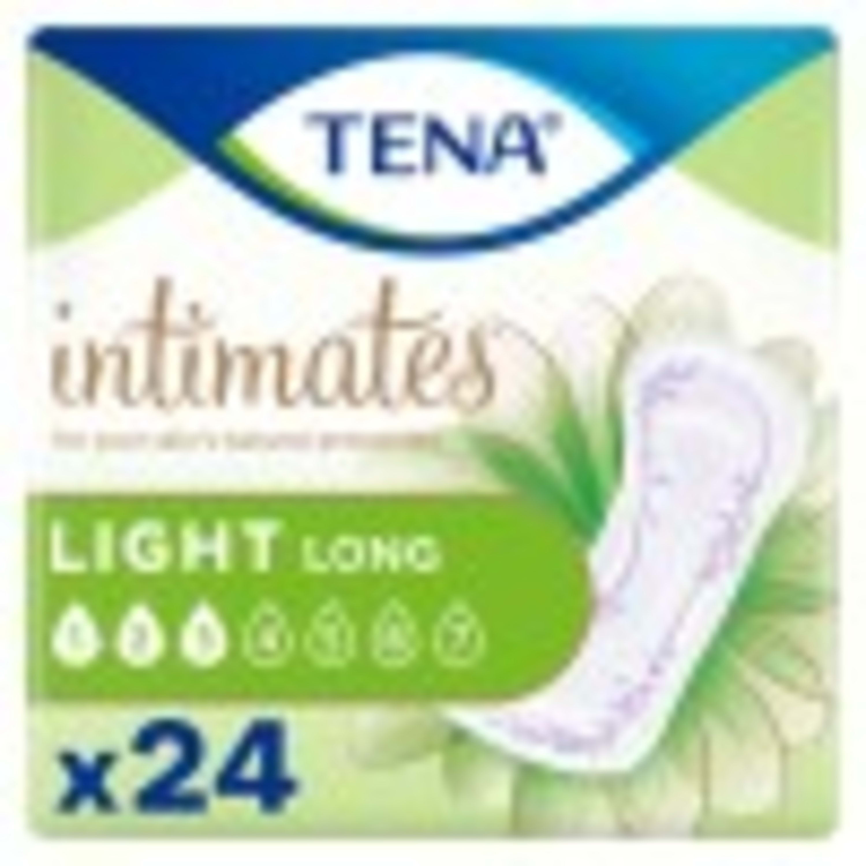 Tena Intimates Ultra Thin Light Pads, Long, 24 ct Tena