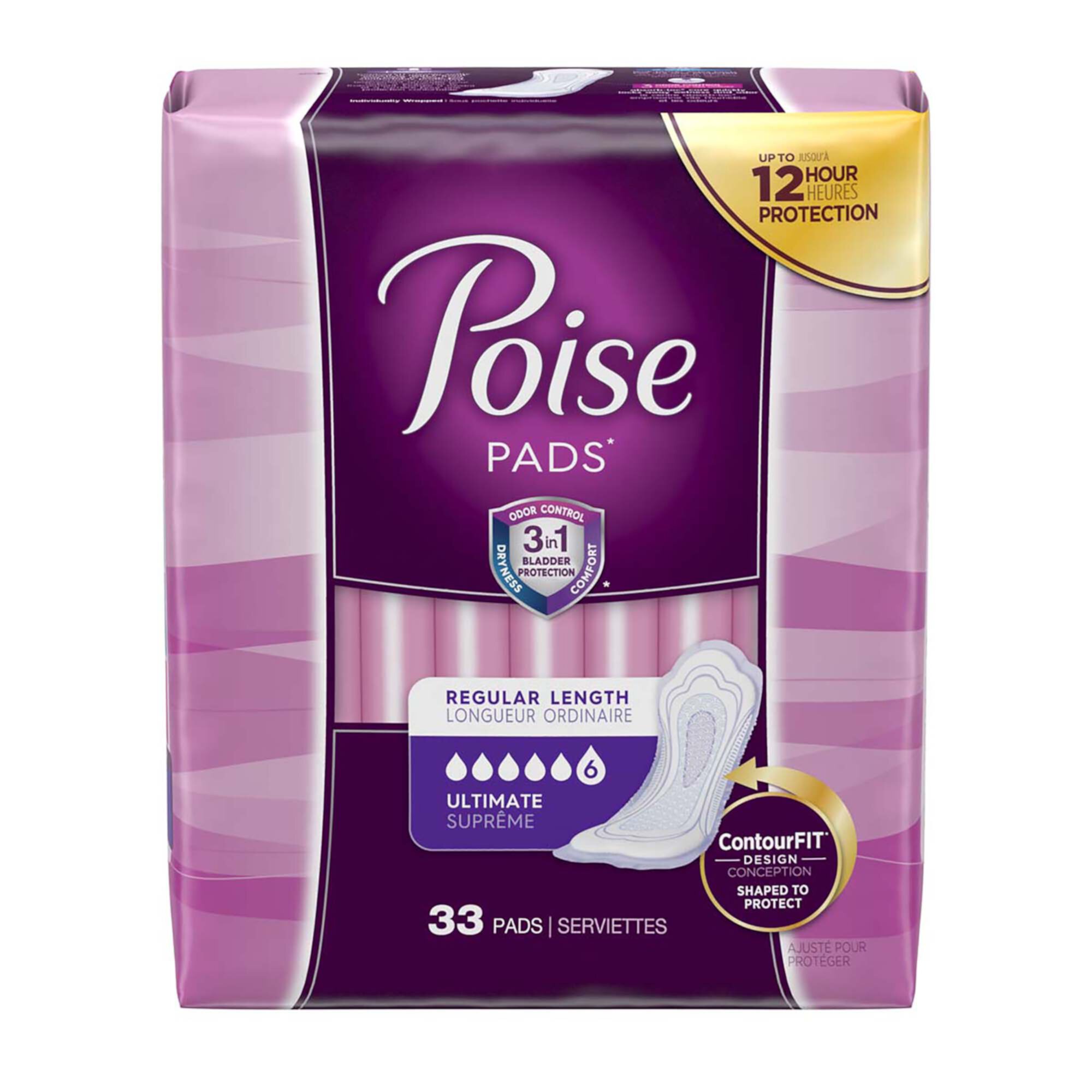 Poise Pads, Ultimate Absorbency - Pack of 33 Poise