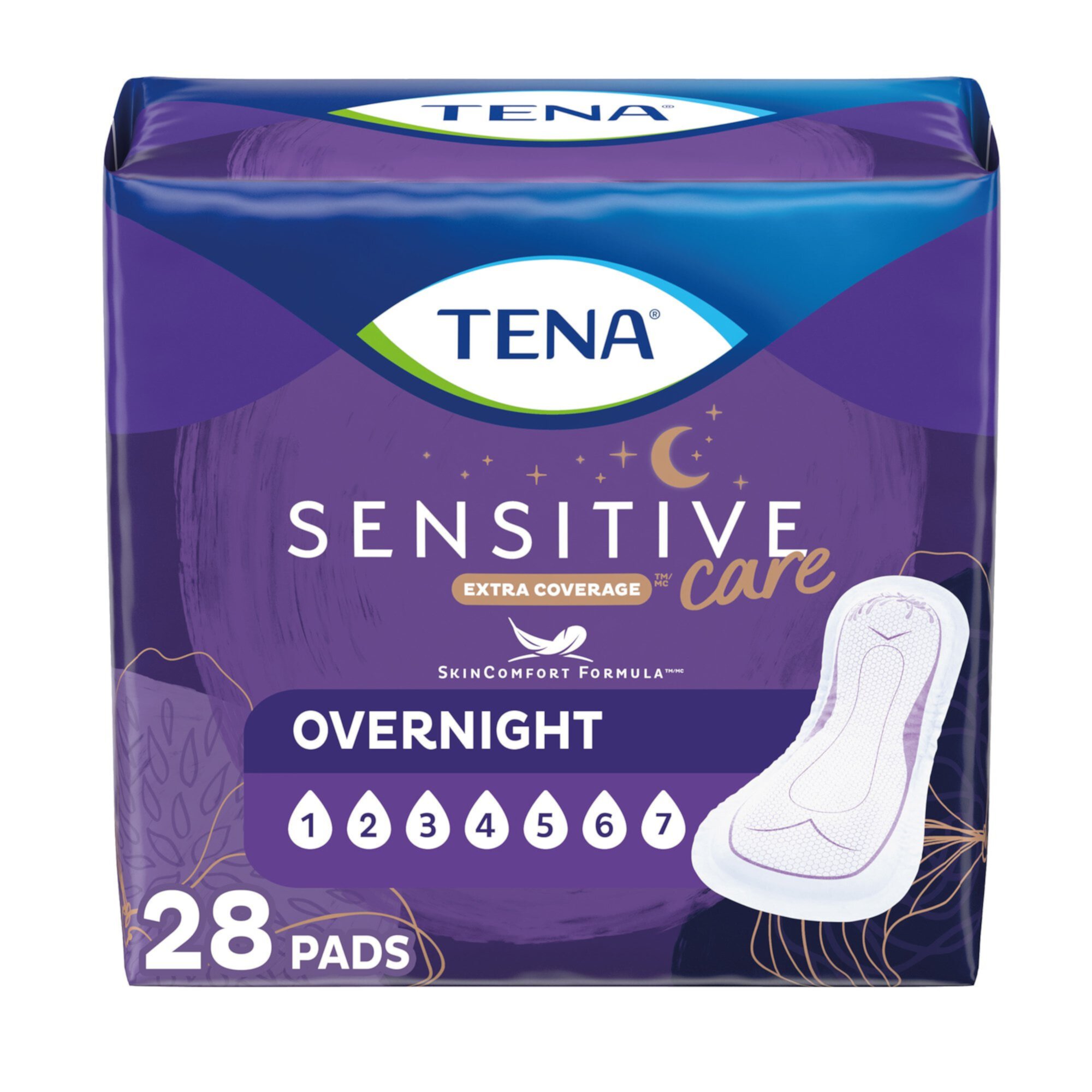 TENA Serenity Overnight Pads 3 x 28 Ct. Tena