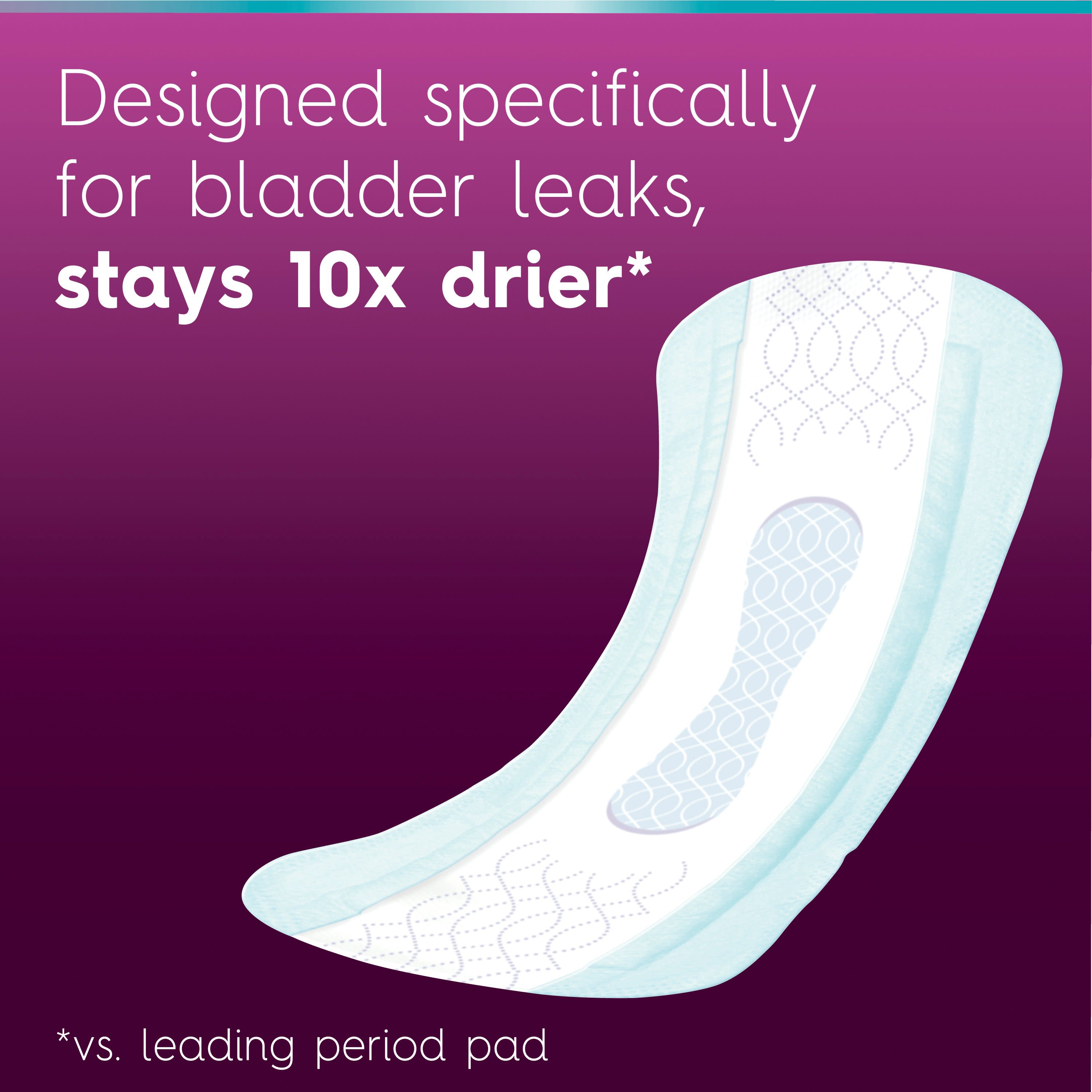 Poise Ultra Thin Incontinence/Bladder Long Length, 48 Count Visit the Poise Store