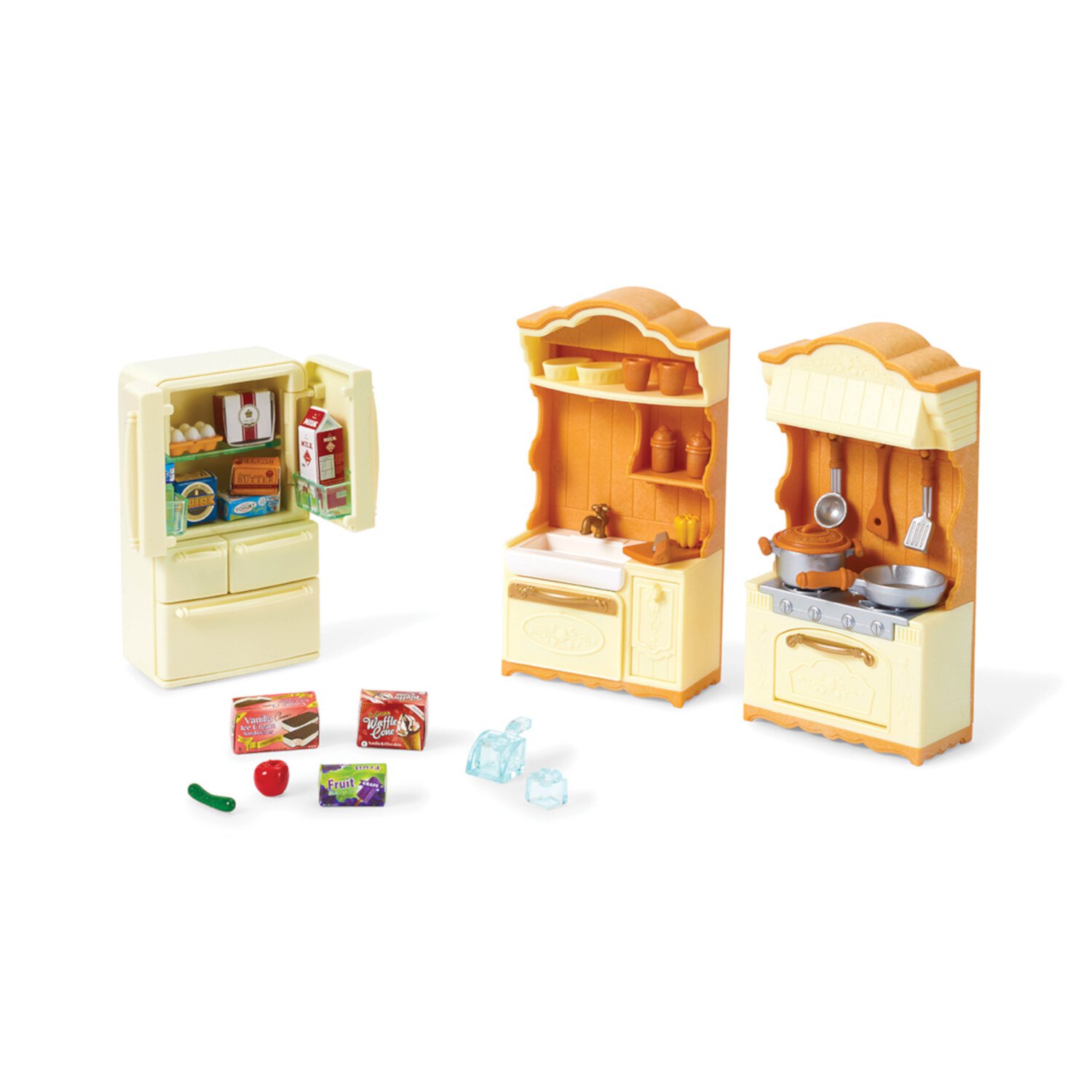 Calico Critters Kitchen Playset, Dollhouse Furniture and Accessories Calico Critters