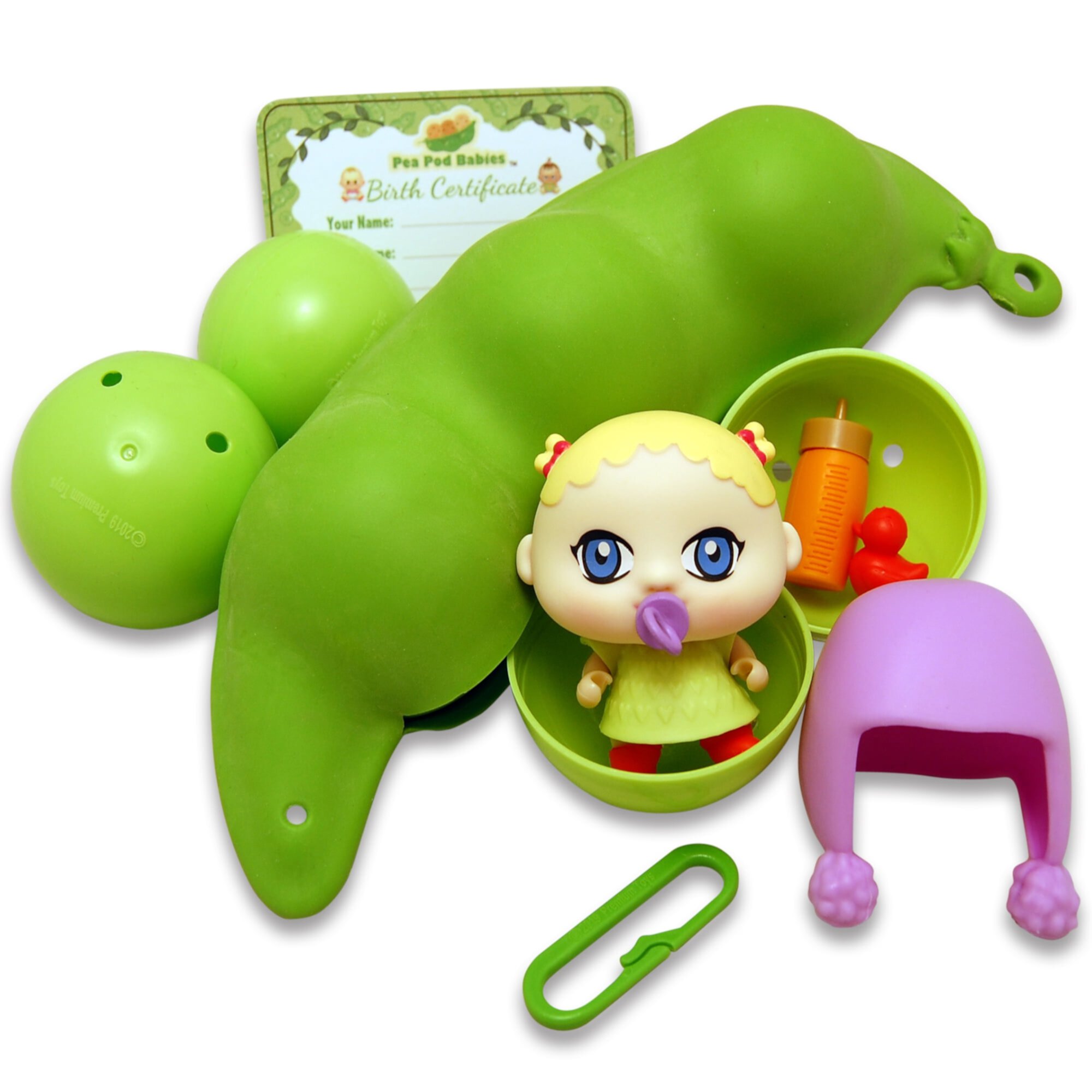 Pea Pod Babies - Beach Party Set - Over 30 Pieces Including Two Mini Collectible Dolls Nature Bound