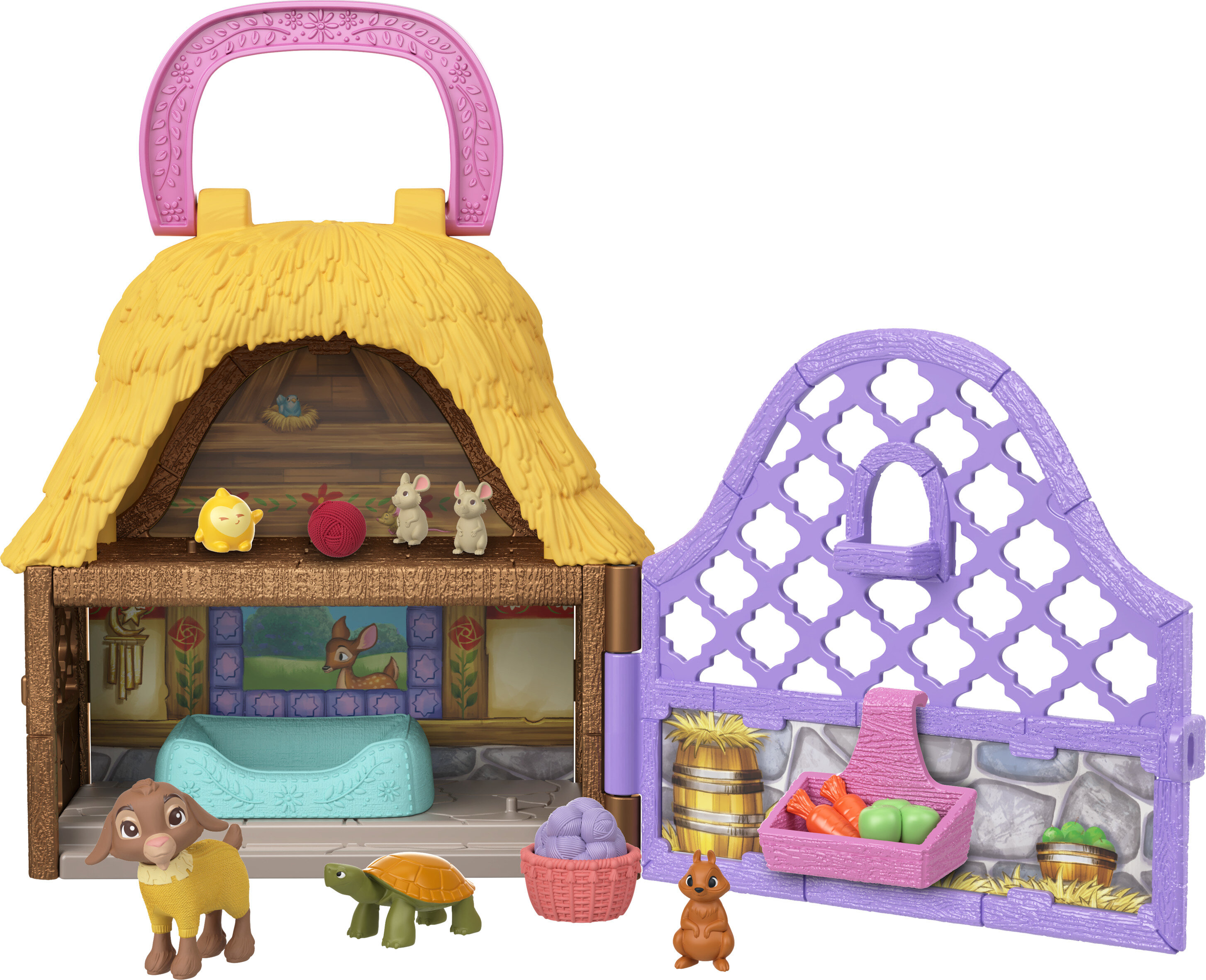 Disney’s Wish Star & Valentino Mini Playset with Goat & Star Mini Figures, Plus 10 Accessories Wish