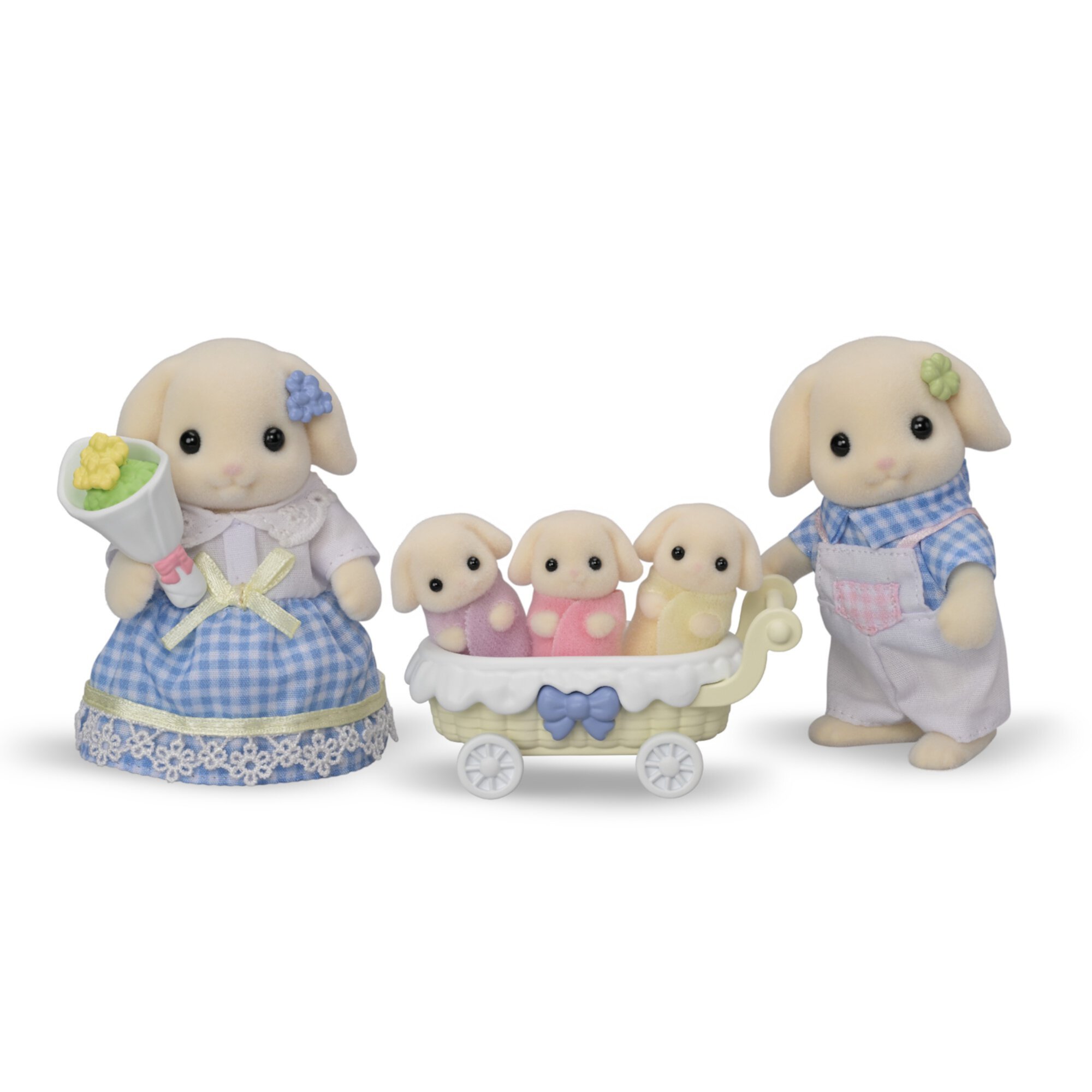 Calico Critters Flora Rabbit Family Calico Critters