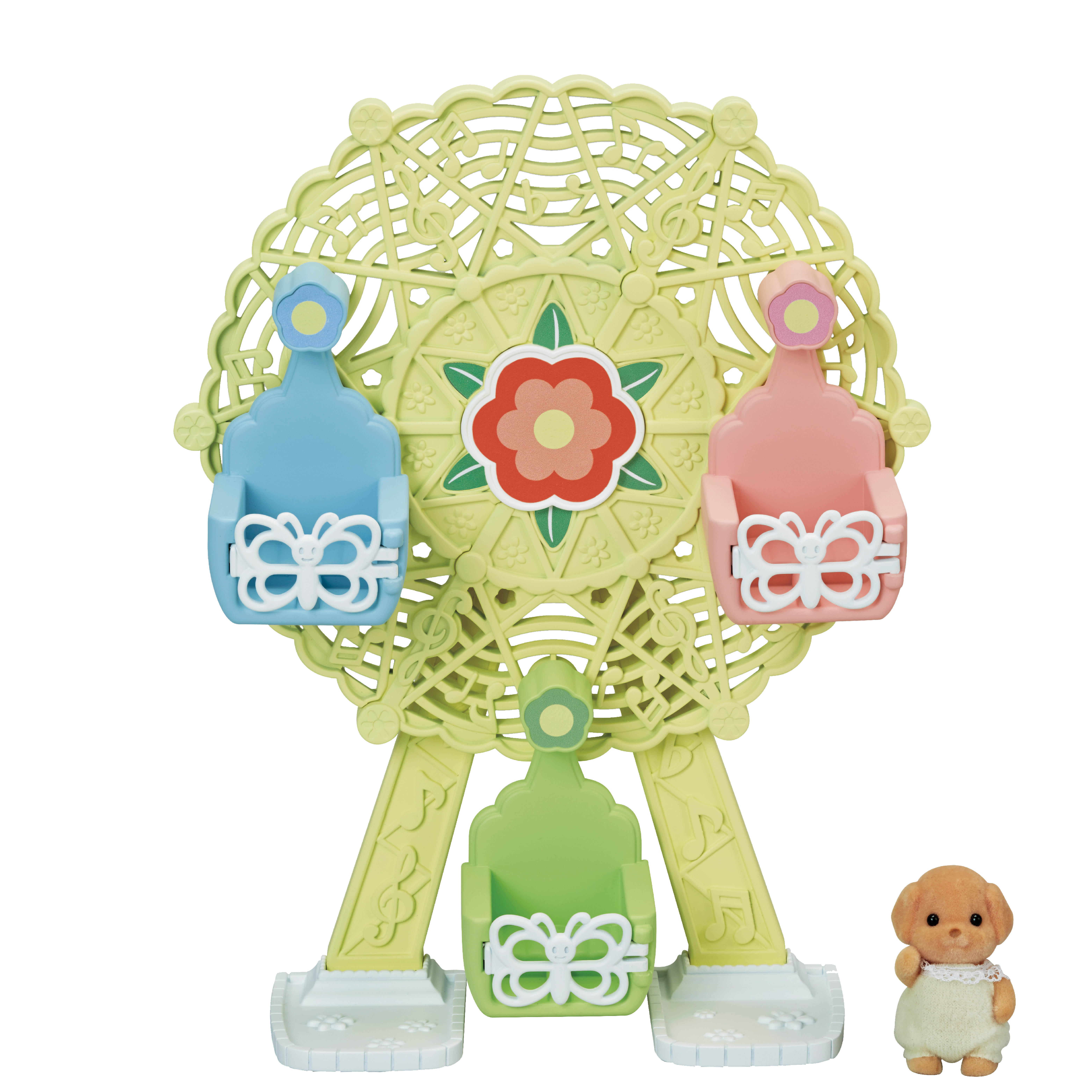 Calico Critters Baby Ferris Wheel, Dollhouse Playset with Figure Calico Critters