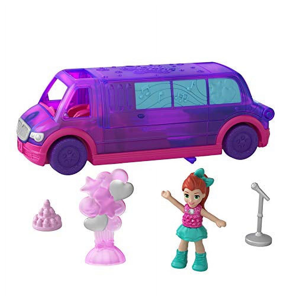 Polly Pocket Pollyville Party Limo, Doll Accessories Polly Pocket