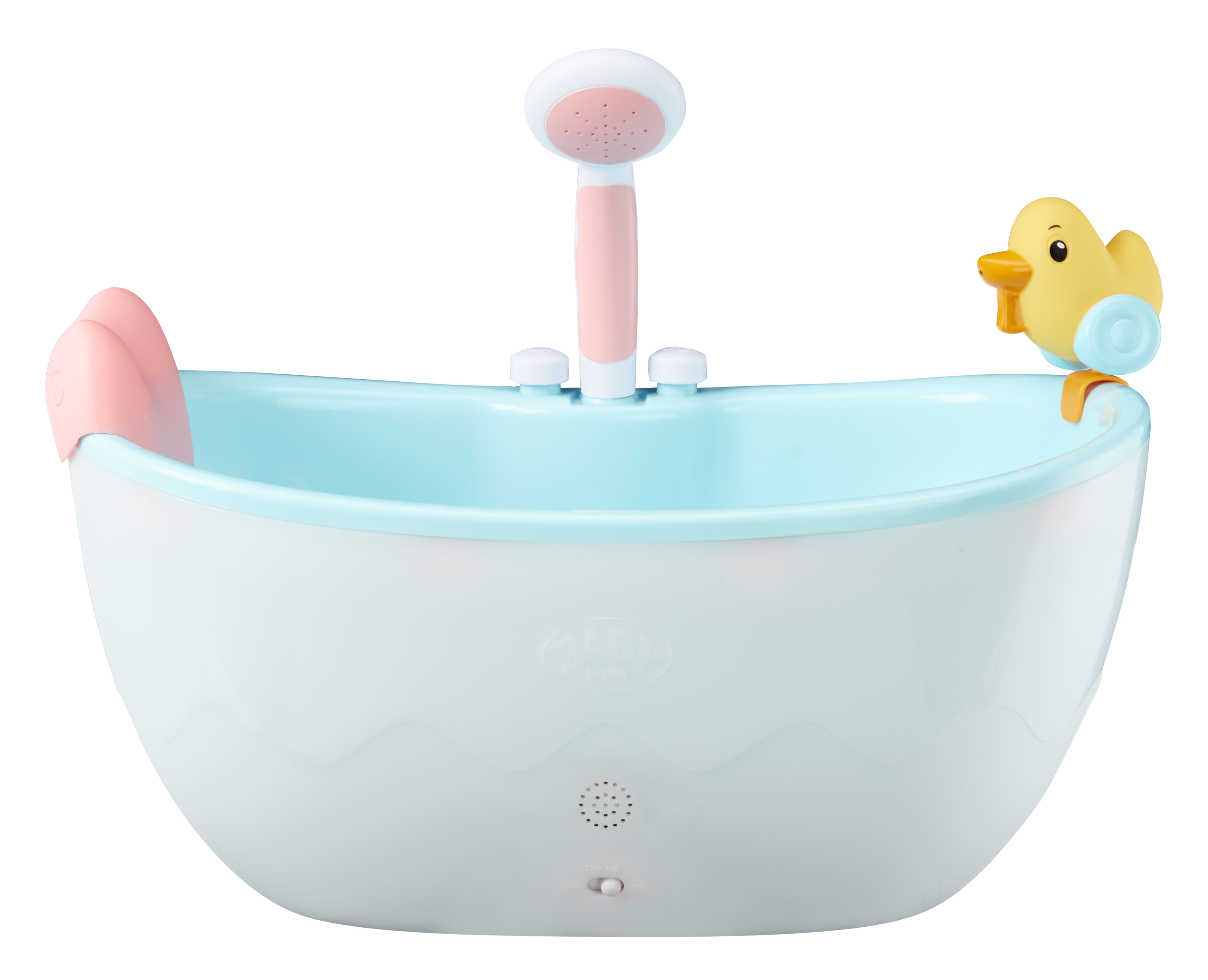 Baby Born Baby Doll Musical Light up Bathtub with Working Shower, Fits Dolls up to 17", Ages 3+ Baby Born