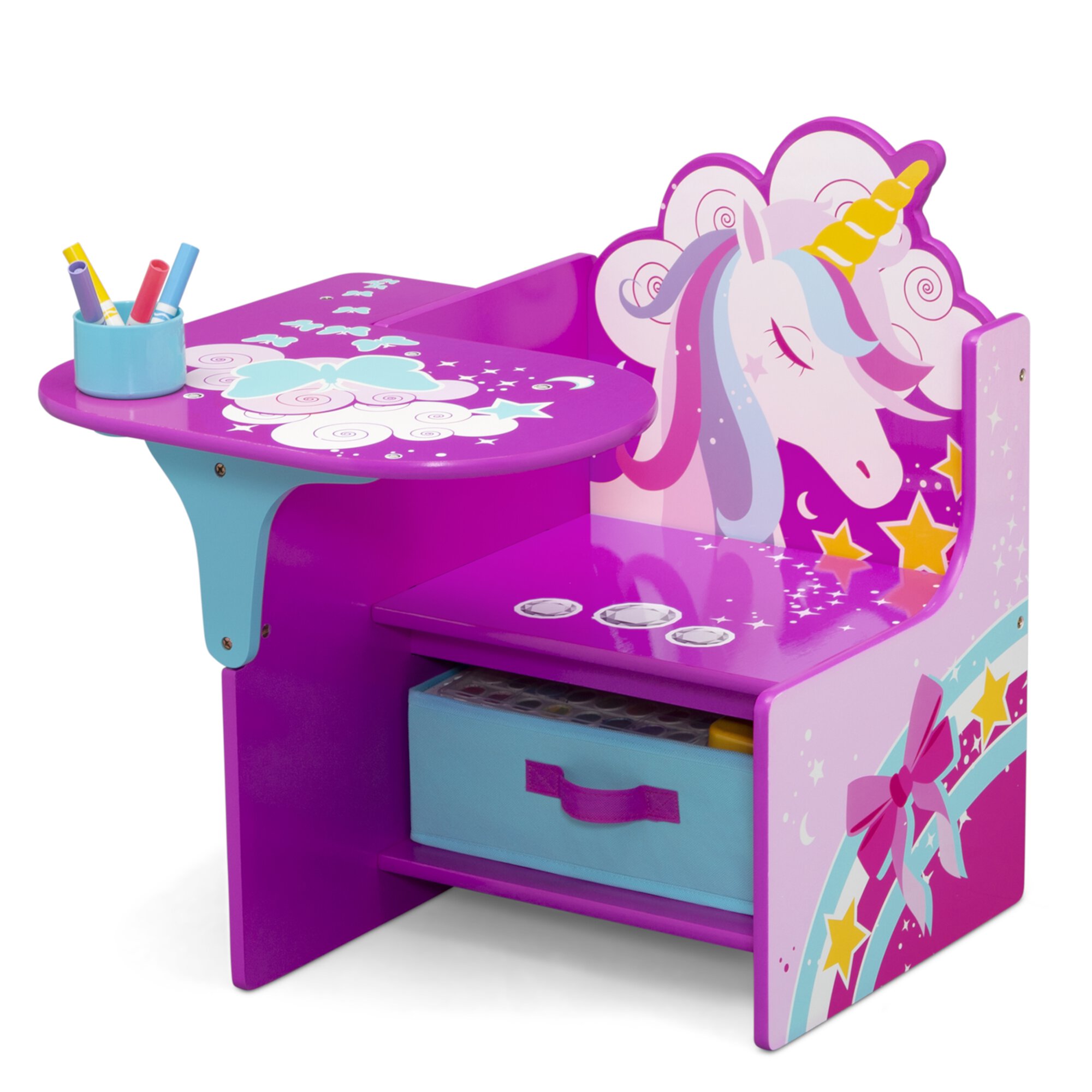 Delta Children Unicorn Chair Desk with Storage Bin, Greenguard Gold Certified Visit the Delta Children Store