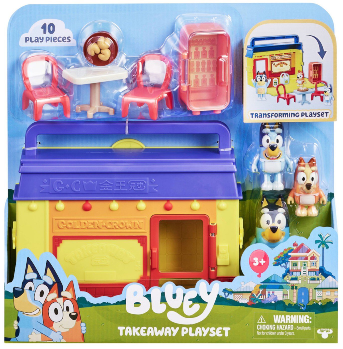 Bluey Takeaway Exclusive Playset Bluey