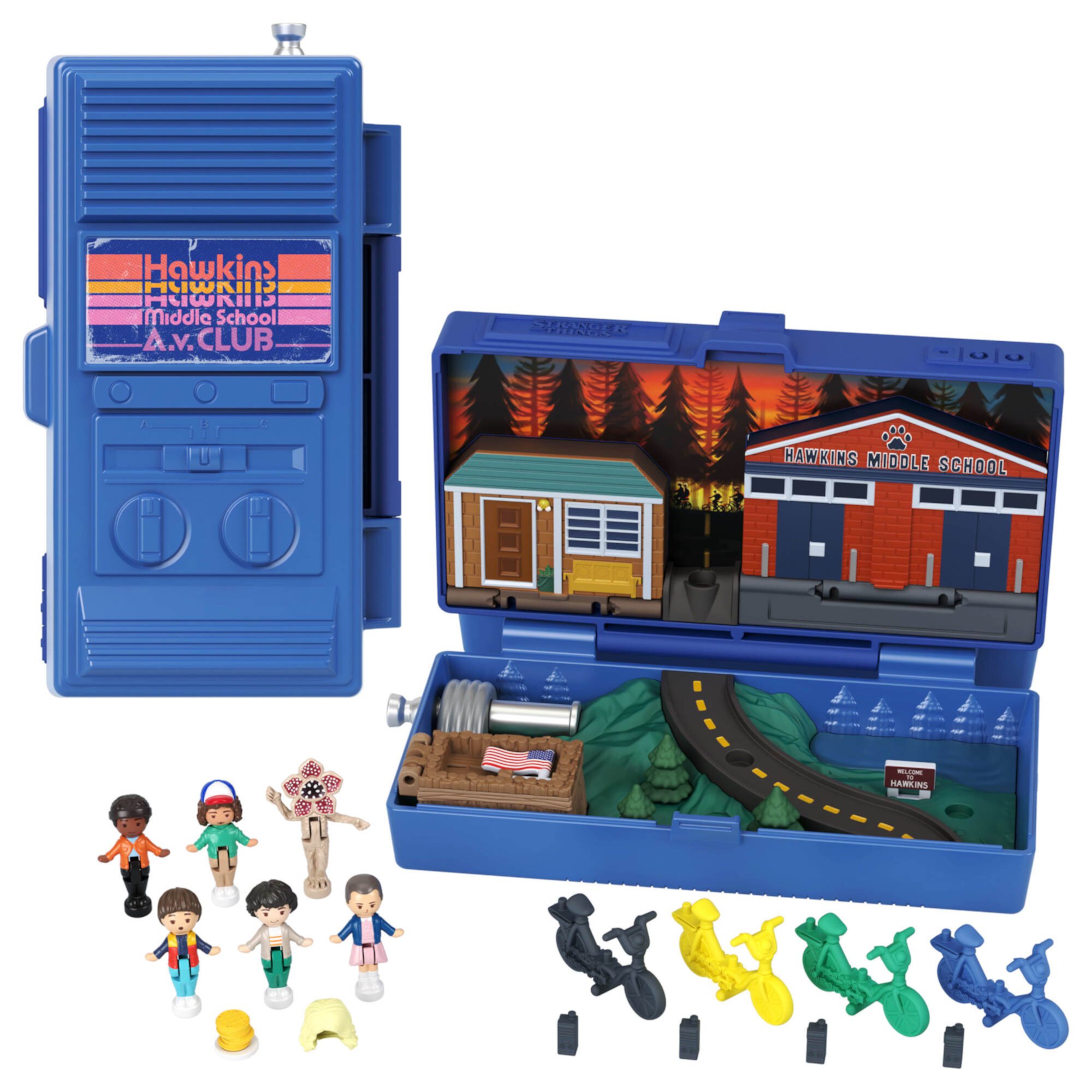 Polly Pocket Collector Stranger Things Compact, Special Edition Dolls and Playset Polly Pocket