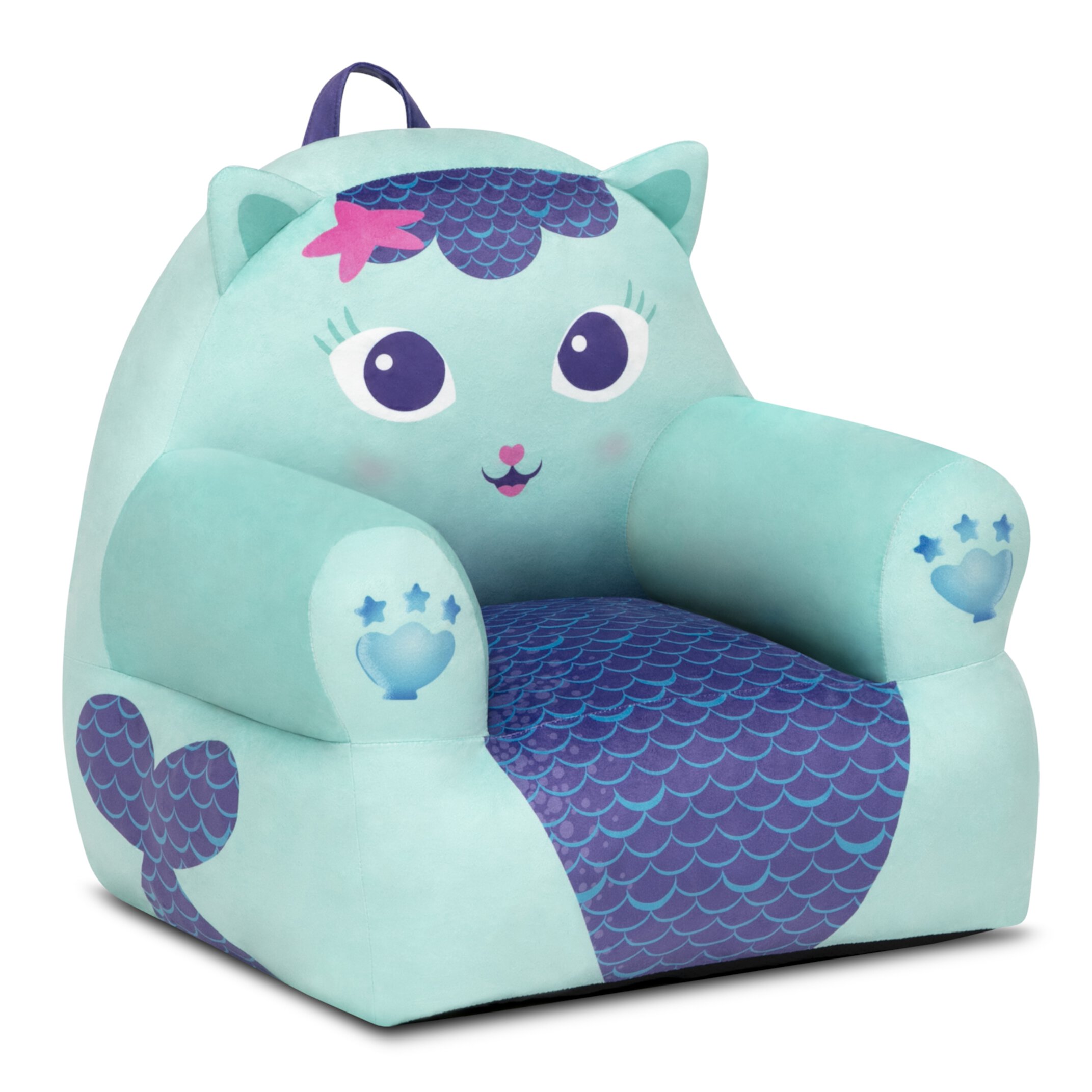 Gabby's Dollhouse Cozee Buddy Chair by Delta Children, Blue Gabby's Dollhouse