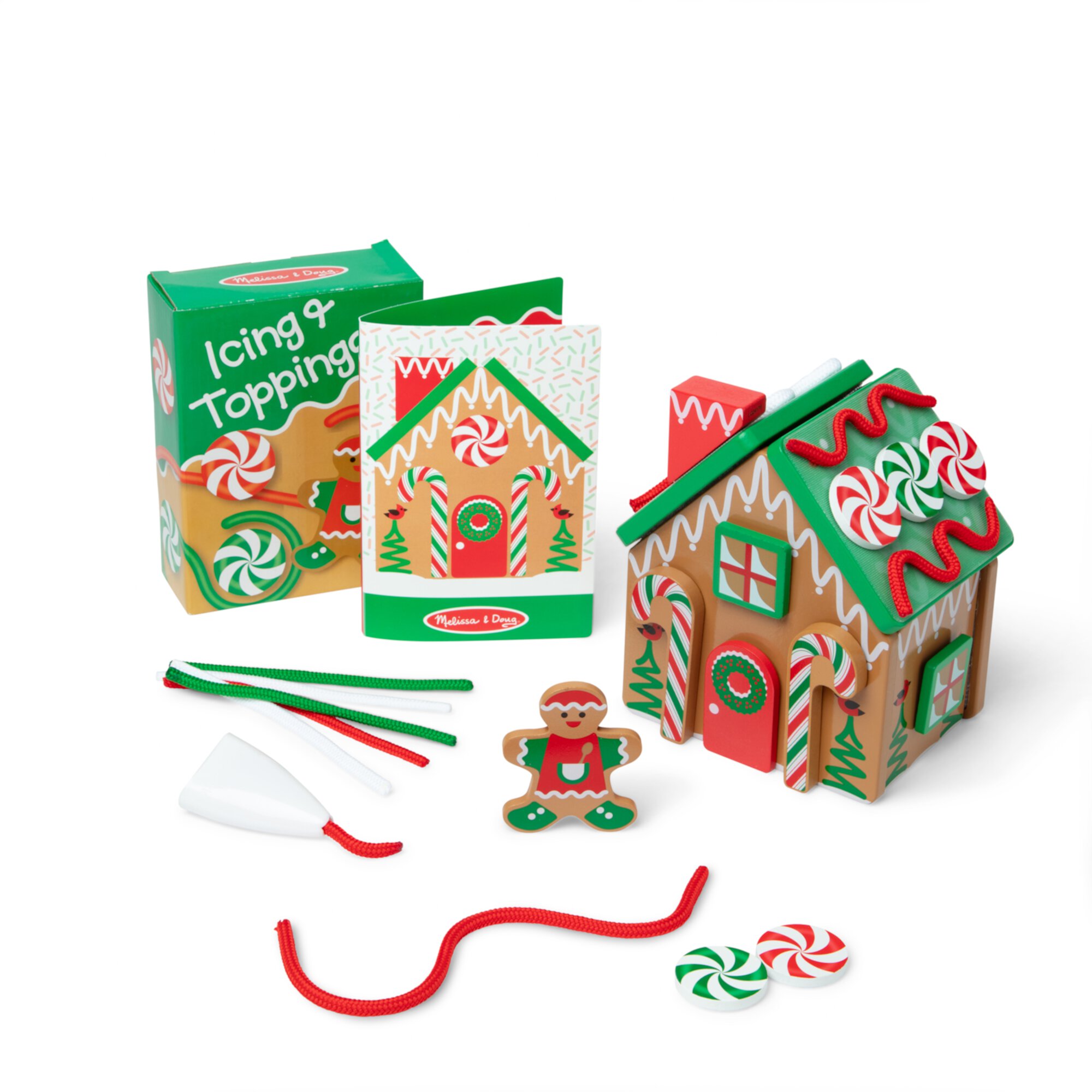 Melissa & Doug Wooden Gingerbread House - FSC Certified Melissa & Doug