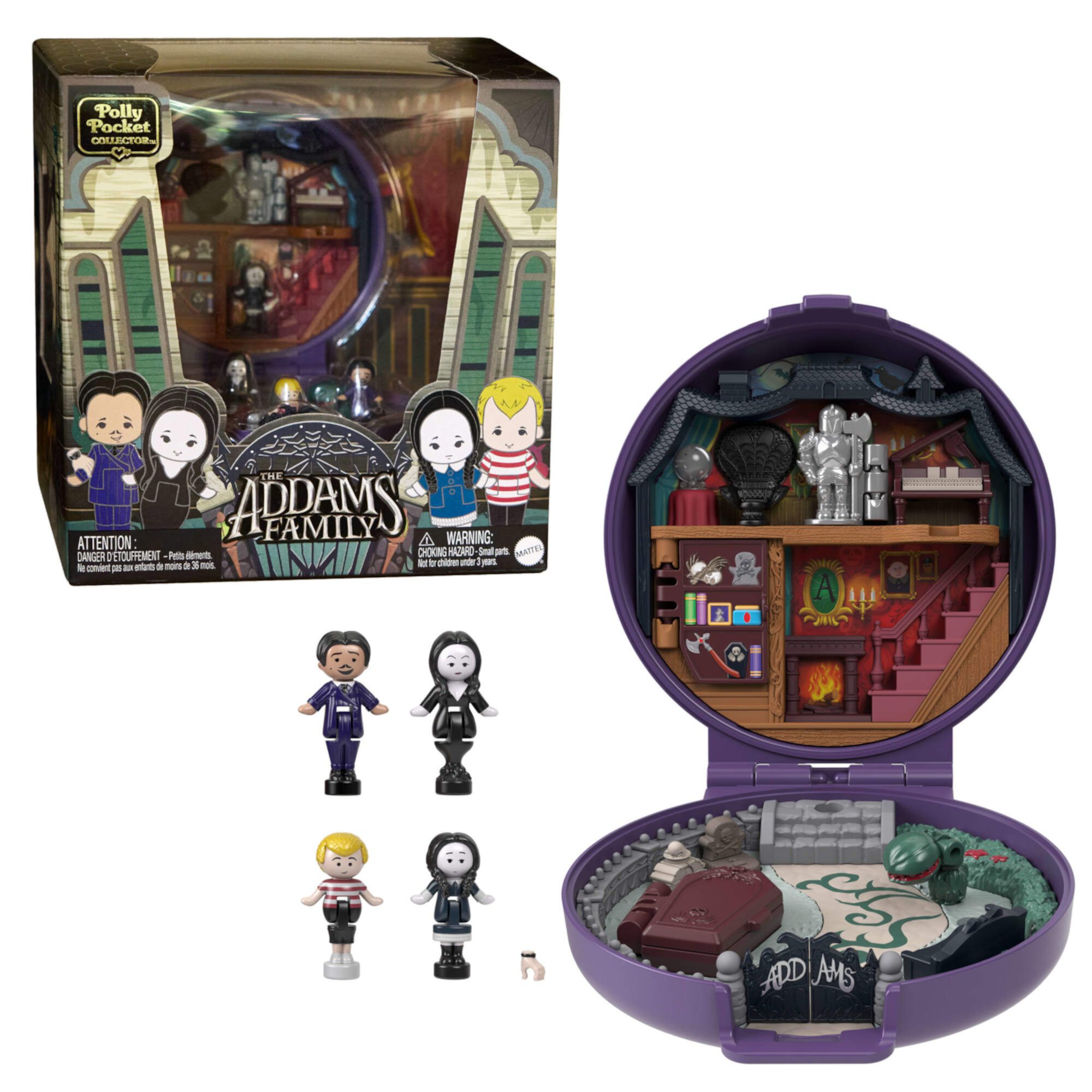 Polly Pocket Collector The Addams Family Compact, Special Edition Dolls and Playset Polly Pocket