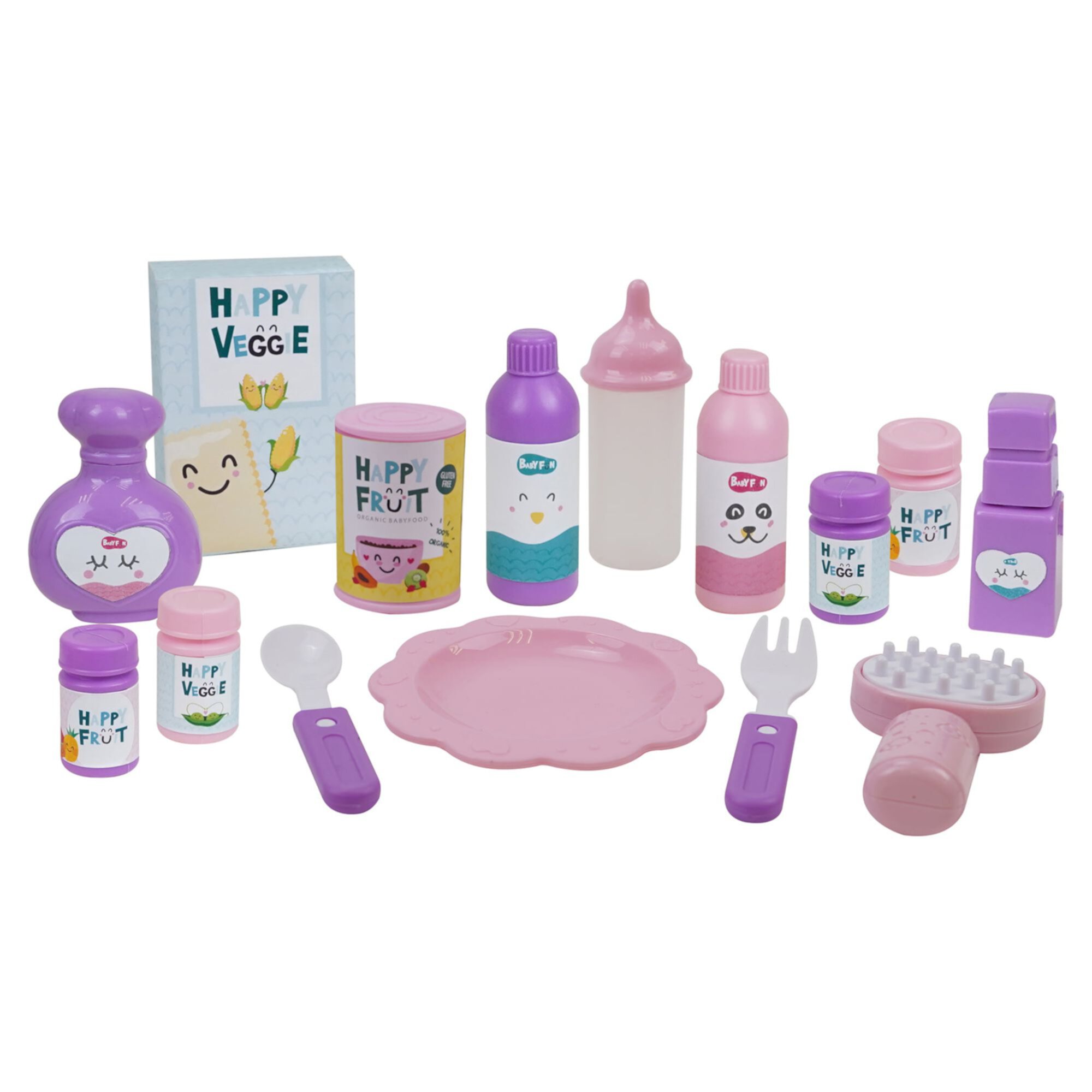 509: Mermaid 21 Piece Set: Doll Stroll n Play & Care Set - Includes Stroller, Car Seat, Highchair, Play Yard, 15 Piece Accessories, & Diaper Bag/Handbag, Kids Pretend Play Ages 3+ 509 Crew