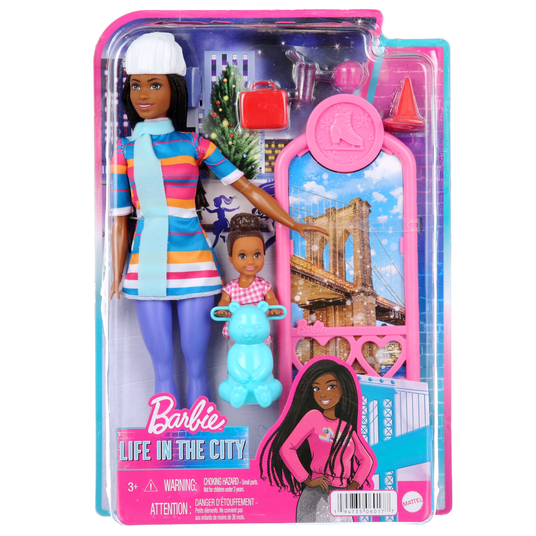 Barbie Brooklyn Roberts Ice Skating Playset Barbie