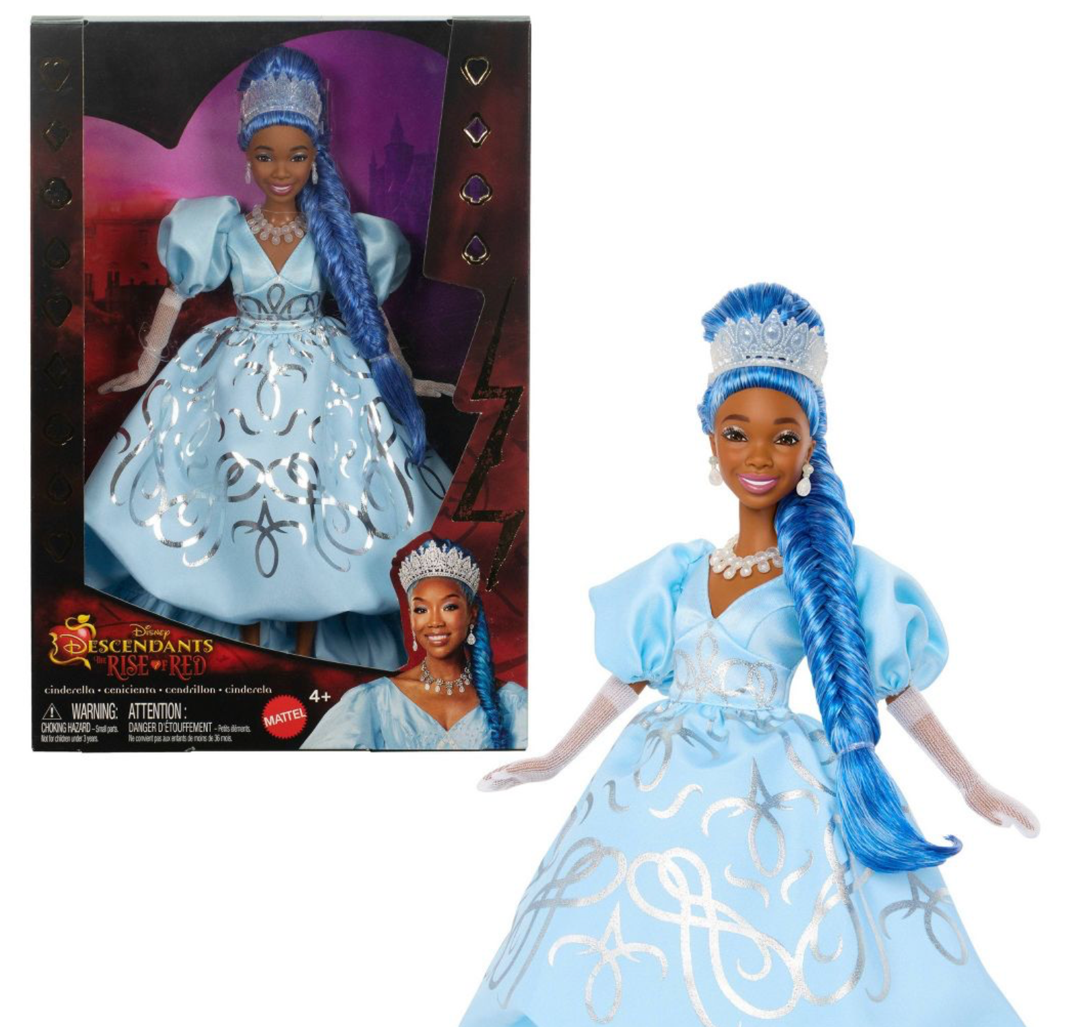 Disney Descendants: The Rise of Red Queen Cinderella Fashion Doll Toy New W Box Disney