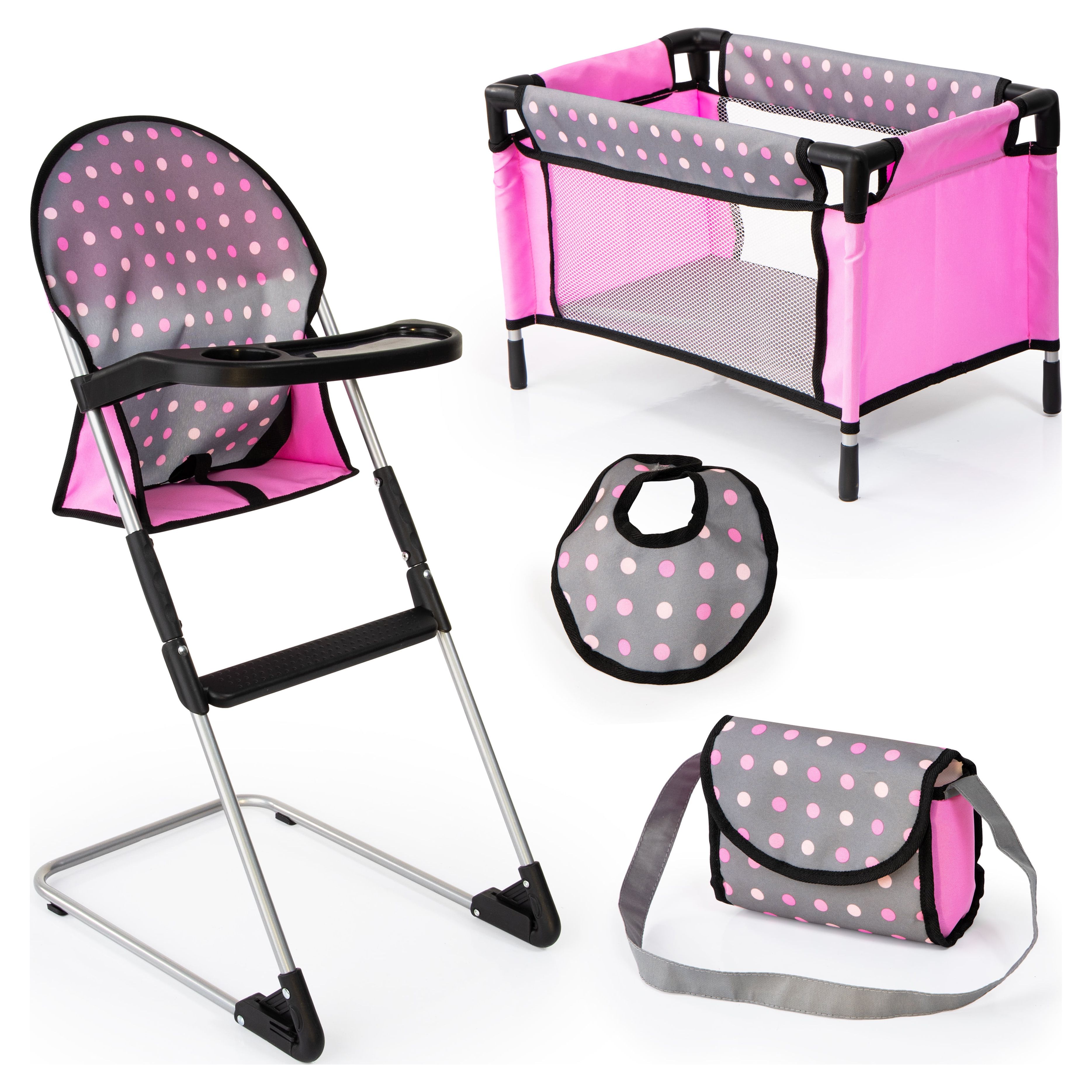 Bayer - Baby Doll High Chair/Crib Set for Children 3+ years Bayer