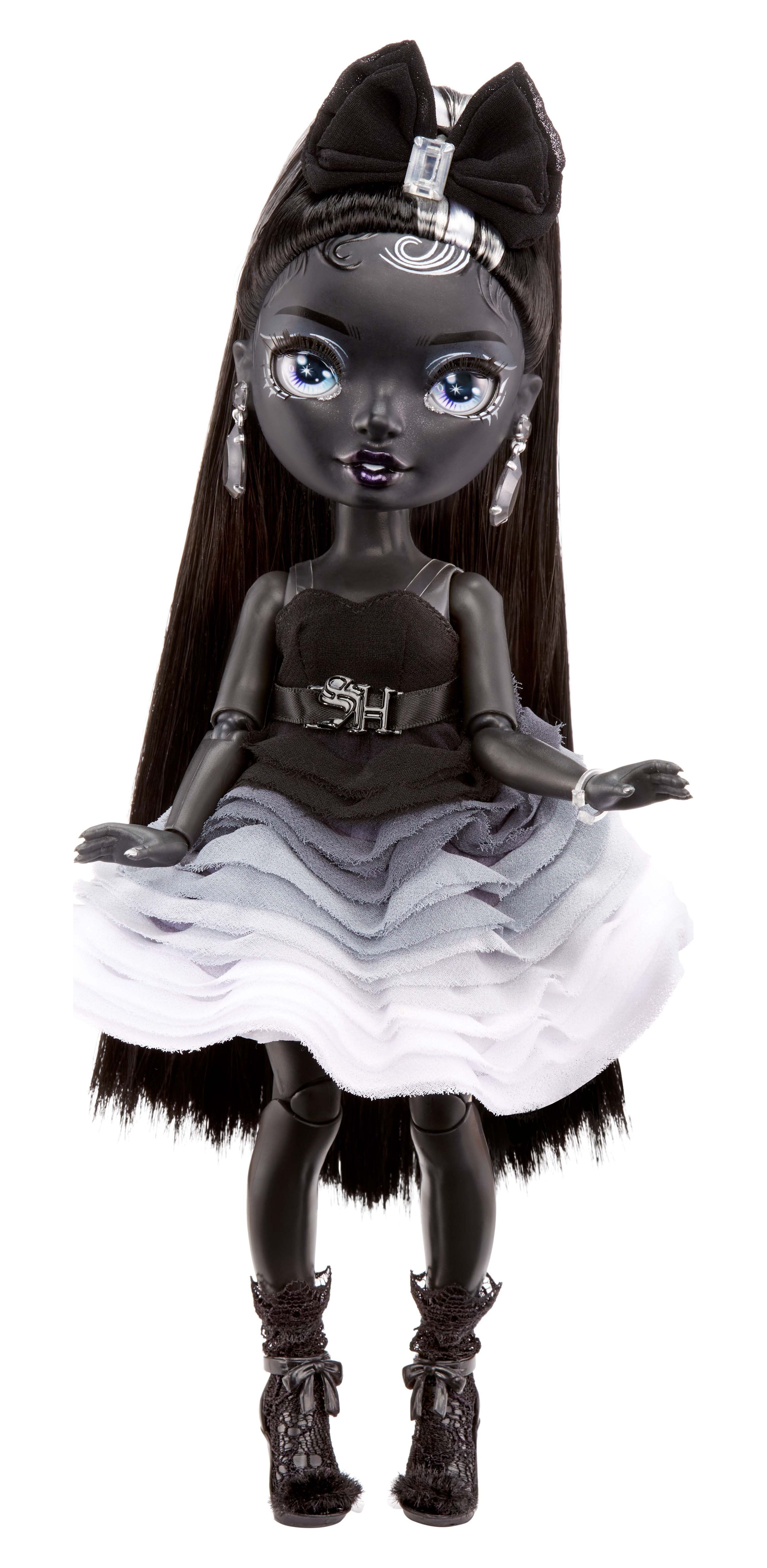 Shadow High Series 1 Shanelle Onyx- Grayscale Fashion Doll. 2 Black Designer Outfits to Mix & Match with Accessories, Great Gift for Kids 6-12 Years Old and Collectors Rainbow High