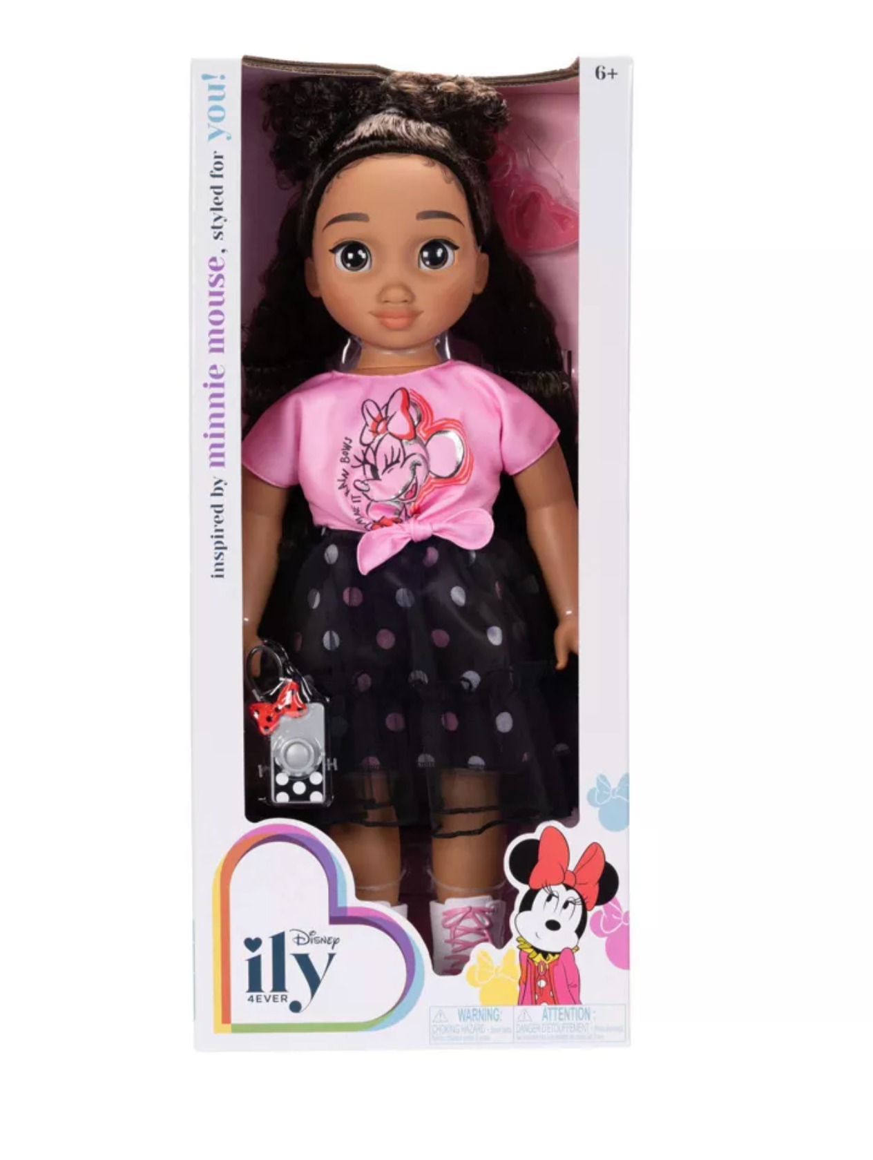 Disney ily 4EVER Inspired by Minnie 18" Doll with Pink Top New with Box Disney