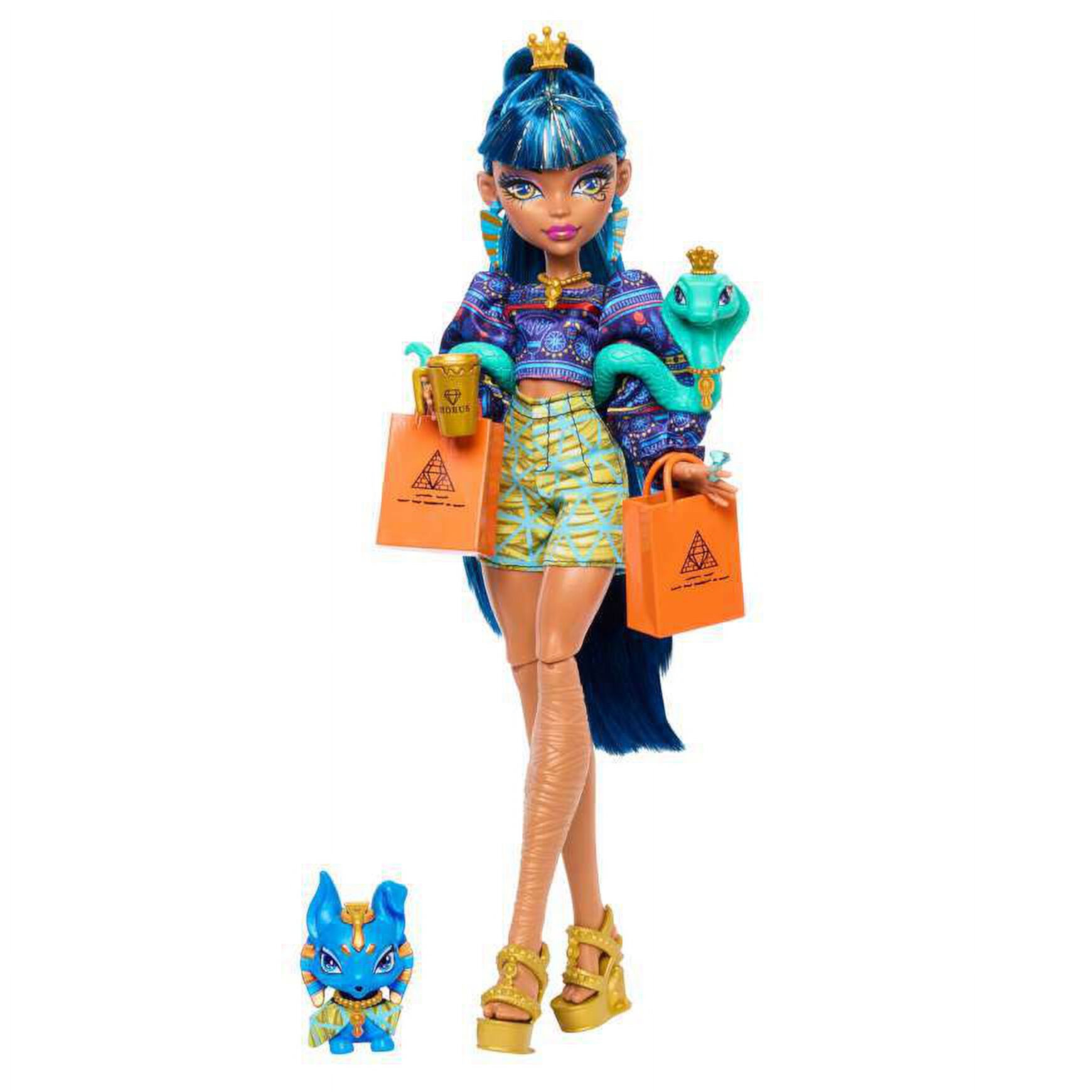 Monster High Faboolous Pets Cleo de Nile Doll (with Tut) Monster High