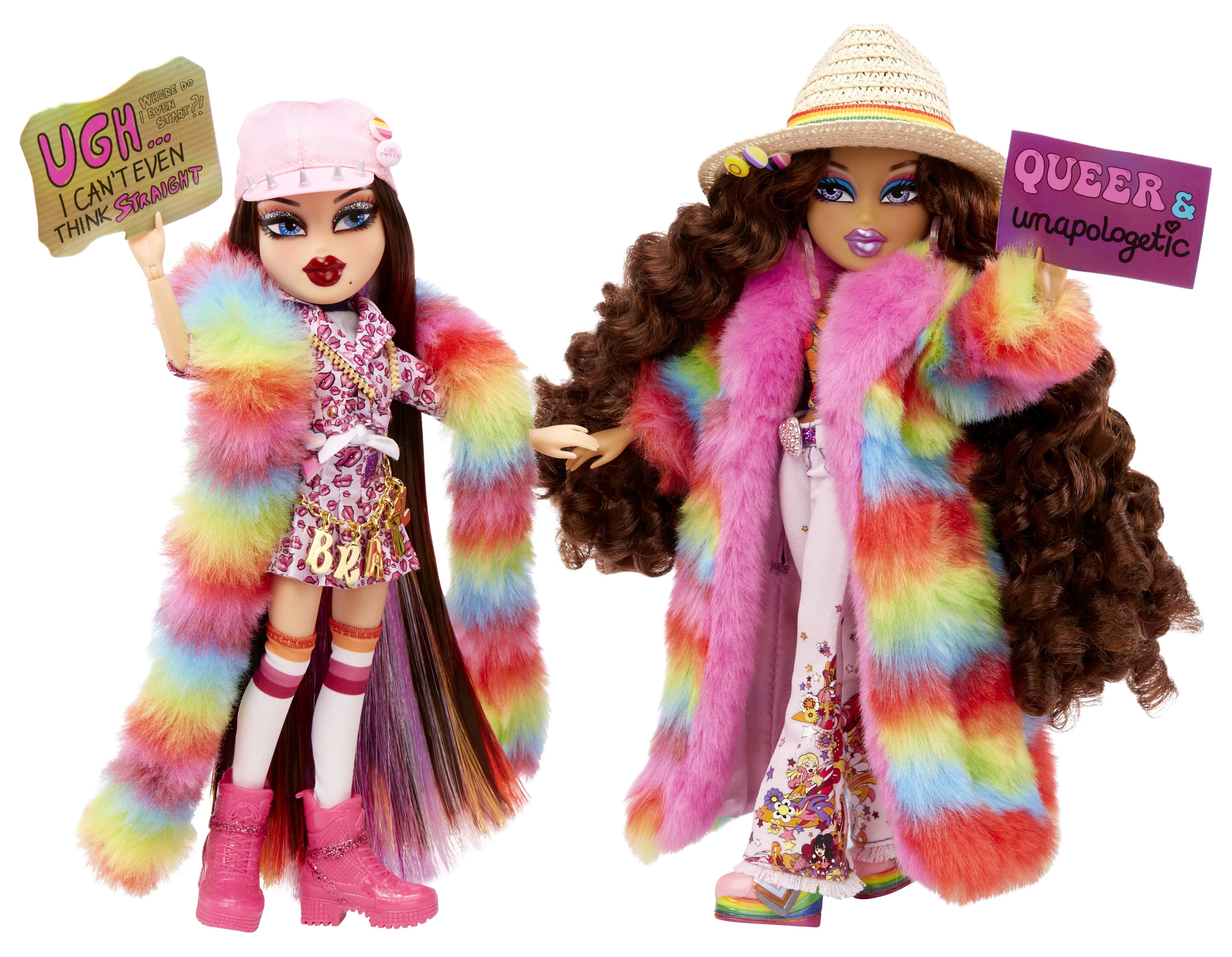 Bratz® x JimmyPaul Special Edition Designer Pride 2-Pack Roxxi & Nevra Fashion Dolls Assembled 12 inch Bratz