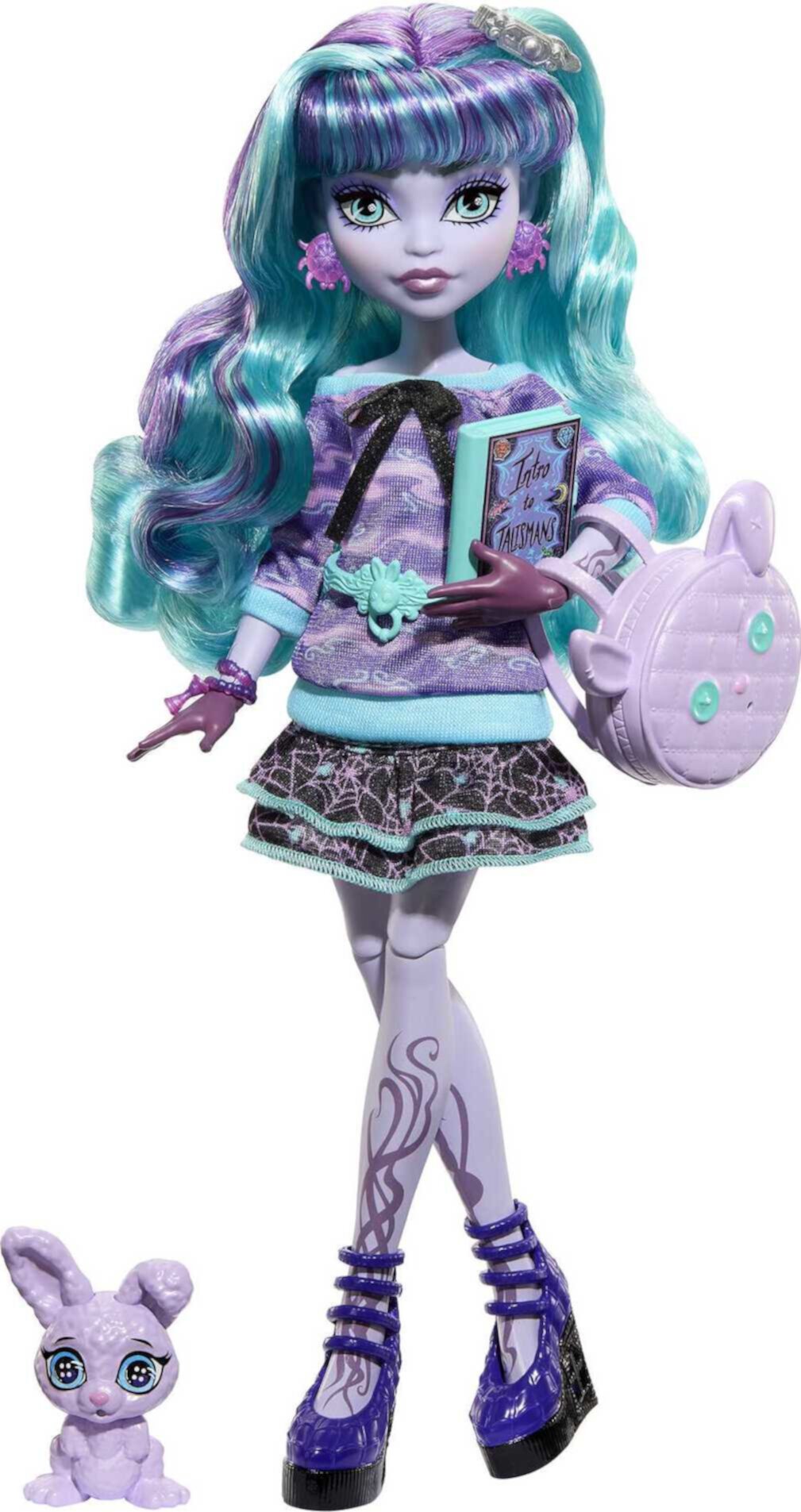 Monster High Creepover Party Twyla Fashion Doll with Pet Dust Bunny "Dustin" & Accessories Monster High