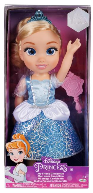 Disney Princess My Friend Cinderella Doll 14 Inch Includes Removable Outfit, Tiara, Shoes & Brush Disney Princess