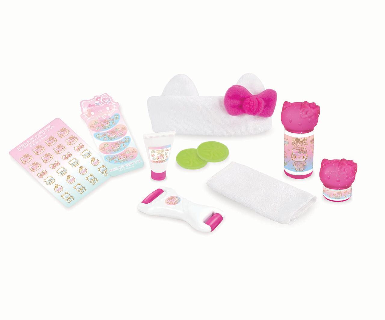 My Life As Hello Kitty Spa Play Set for 18" Dolls, 50th Anniversary, Multicolor, 10 Piece Set My Life as