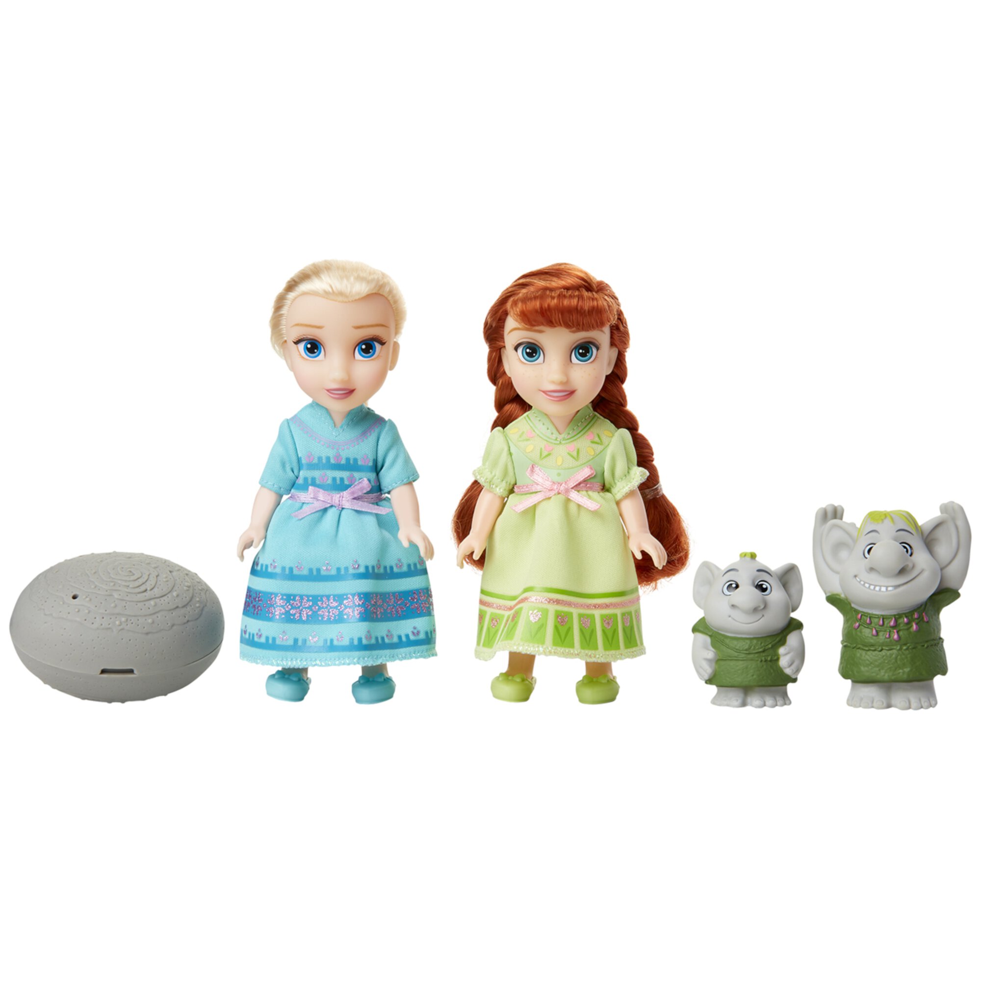 Disney Frozen 6 inch Petite Princess Anna and Elsa Fashion Dolls includes Surprise Trolls Disney Frozen