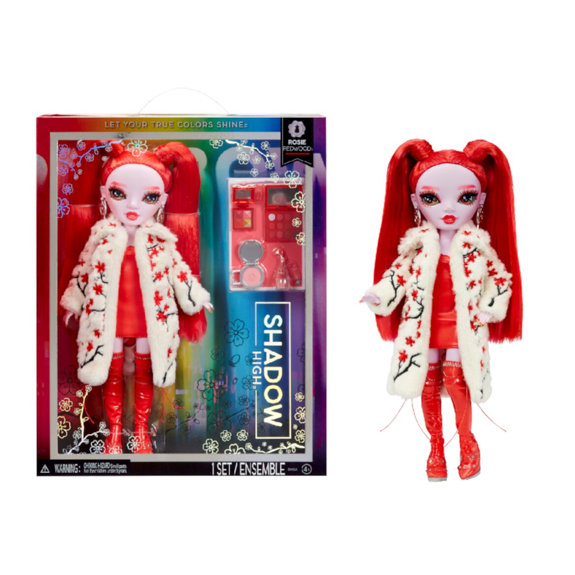 Rainbow High Shadow High Rosie, Red Fashion Doll, Collectible Outfit & 10+ Play Accessories Kids Gift 4-12 Rainbow High