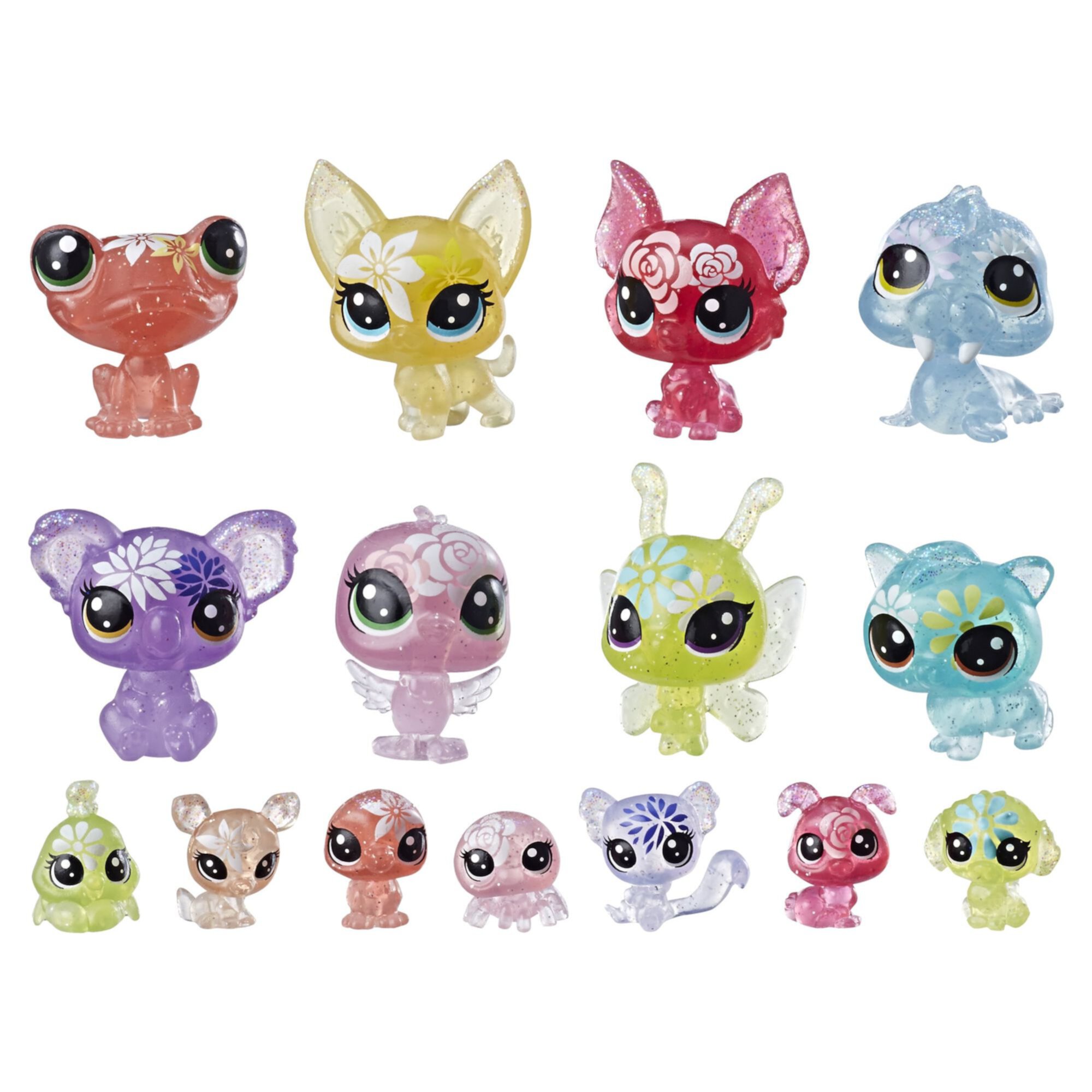 Littlest Pet Shop Blooming Bouquet, 16 pets, part of the LPS Petal Party Collection Trolls