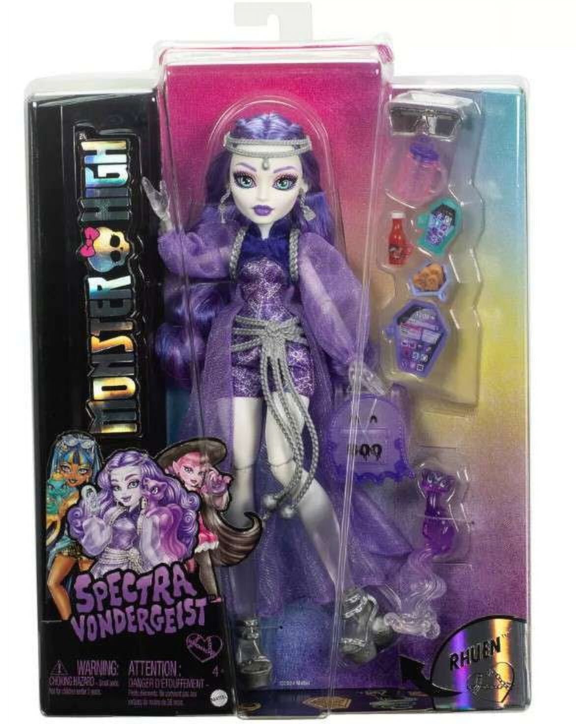 Monster High Spectra Vondergeist Doll (with Rhuen) Monster High